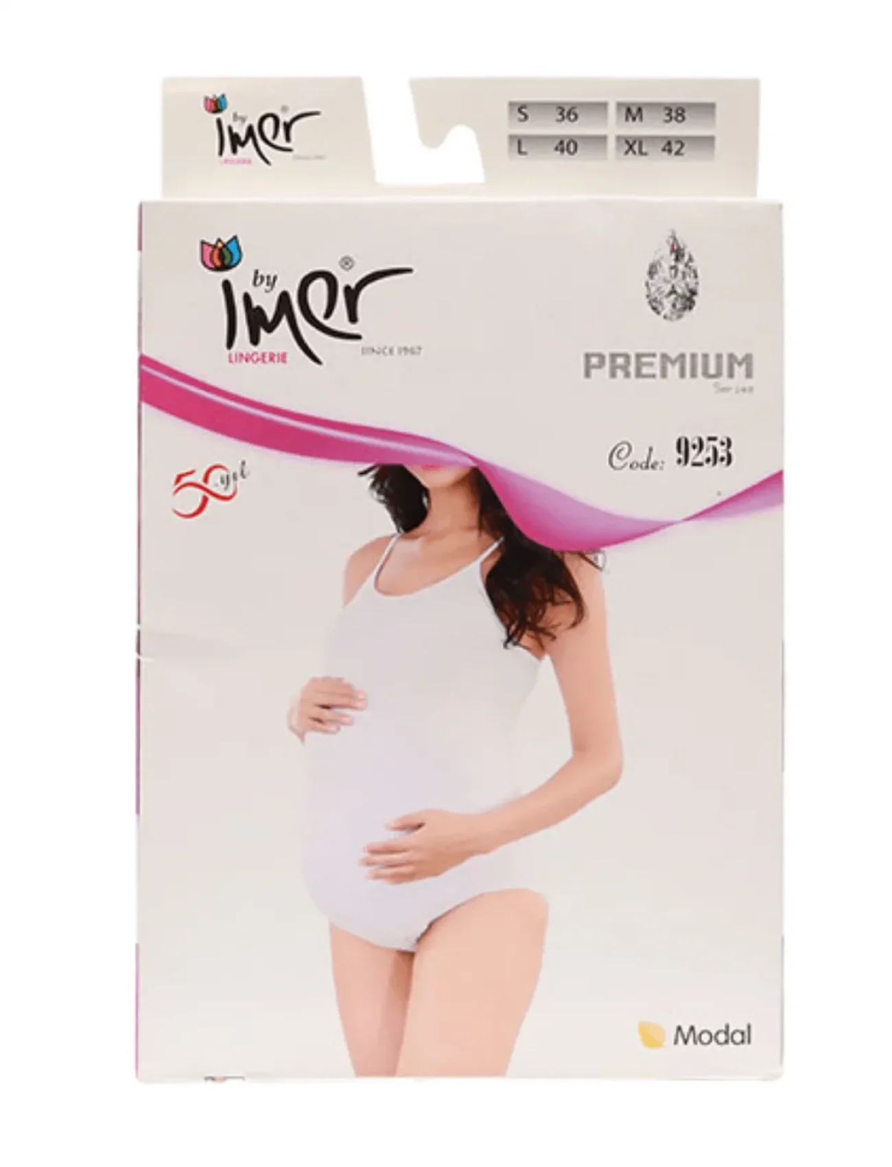 İmer Hamile Çıt Çıt Body 9253 White