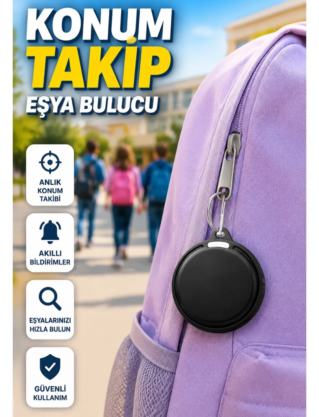 İOS ve Android Destekli AirTag Konum Takip ve Eşya Bulucu