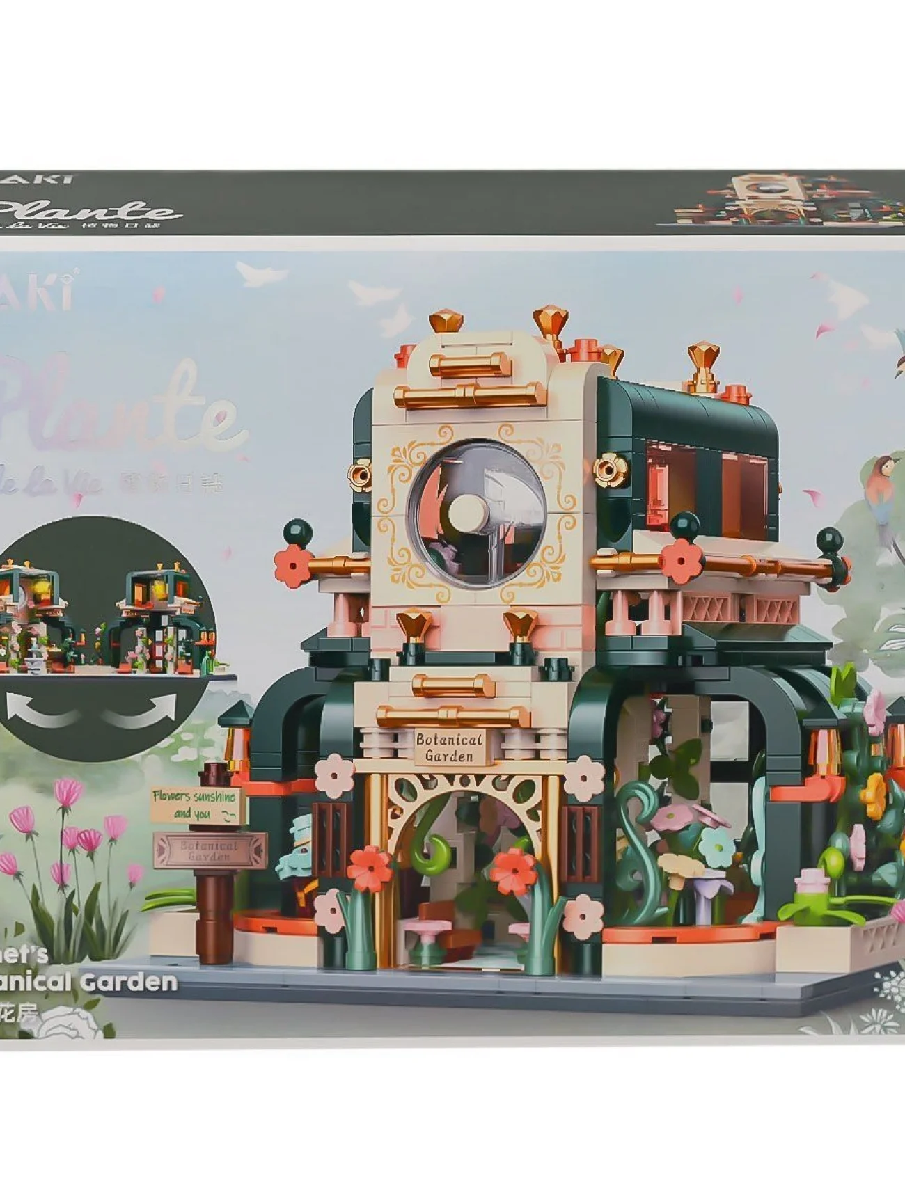 JK2362 LOZ Botanik Bahçe Blok Seti - Vagon life