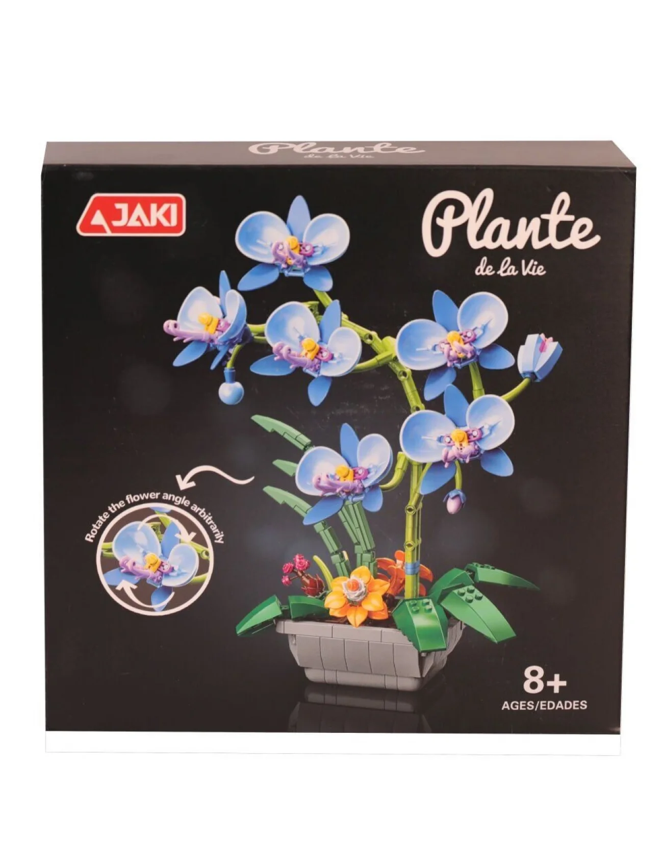 JK29011 JAKİ MAVİ ORKİDE SAKSIDA 581 PARÇA BLOCK OYUNCAK