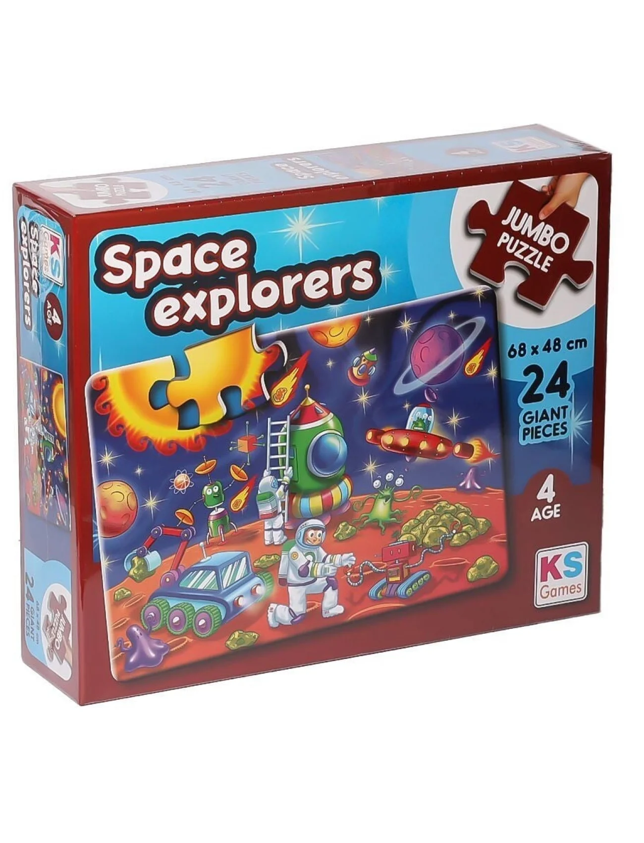 JP 31011 Space Explorers Jumbo Puzzle 24 Parça -KSPuzzle