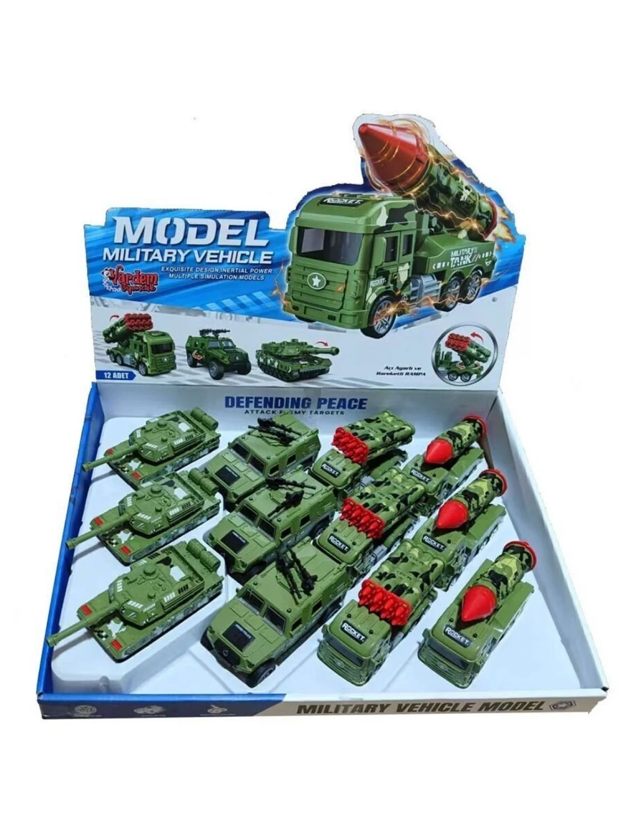 JW567-187 SÜRTMELİ 4 ASORTİ SAVUNMA