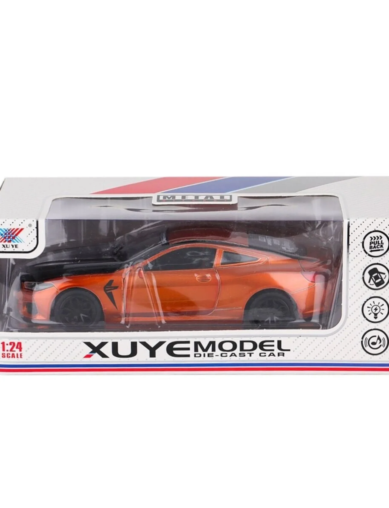 K240A3 Metal Çek Bırak Sesli Müzikli Araba -Canem Oyuncak