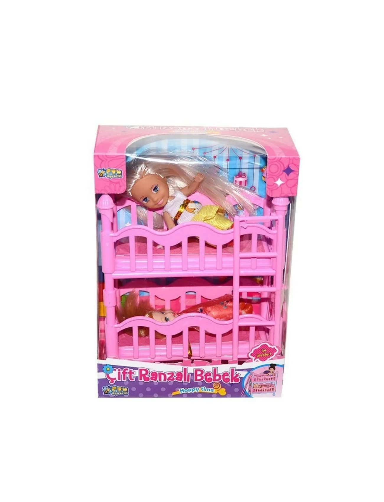 K899-17  2 Katlı Kutulu Ranzalı Bebek  Seti-Halit Can Oyuncak