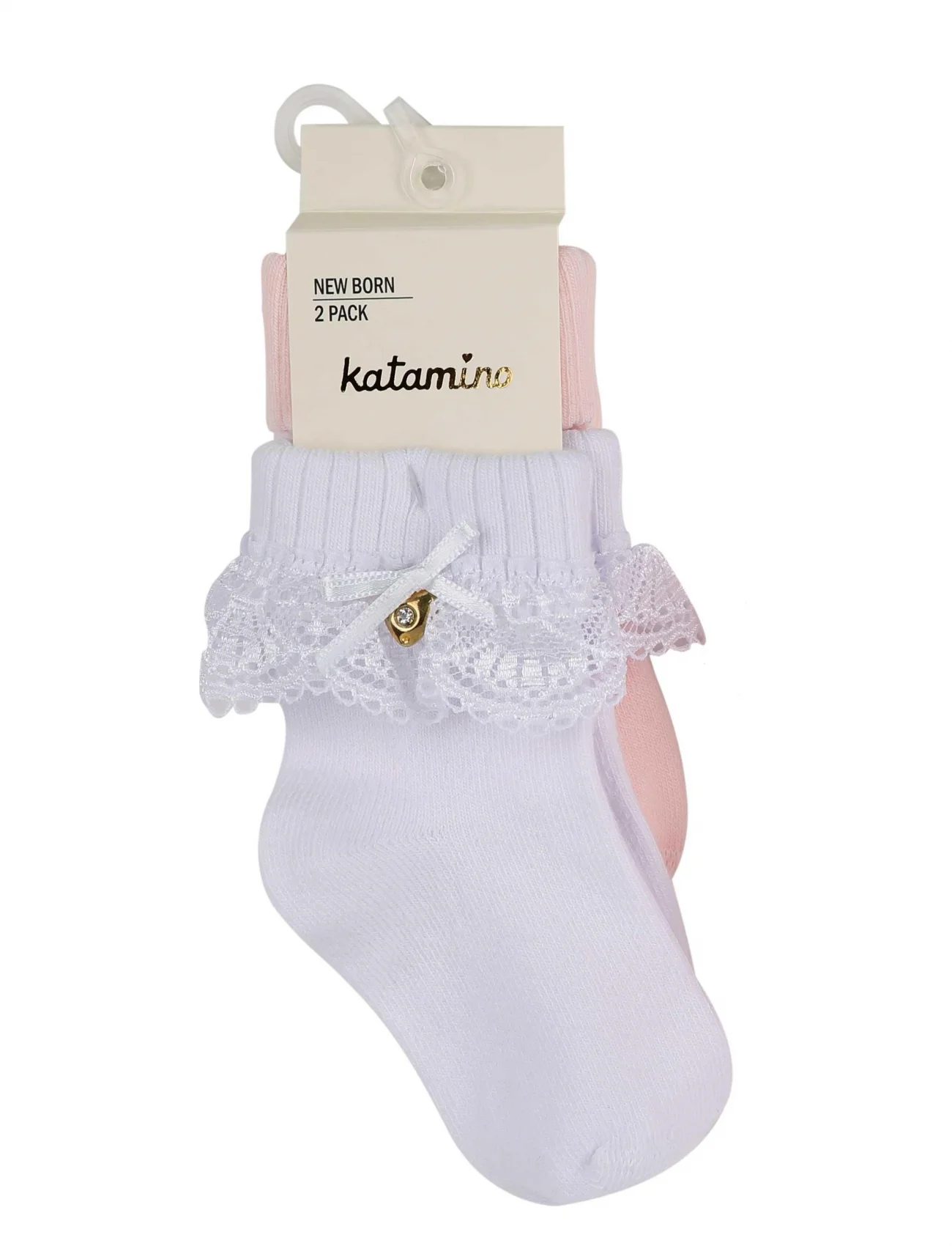 Katamino Amy 2li Aks. Bebek Soket K44024 Karışık Renk