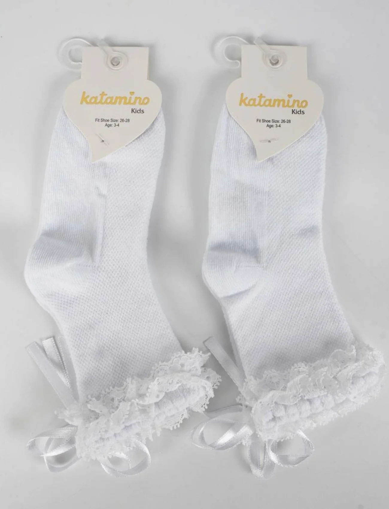 Katamino Ayçıl Aks. Kız Soket Çorap K22230 Beyaz