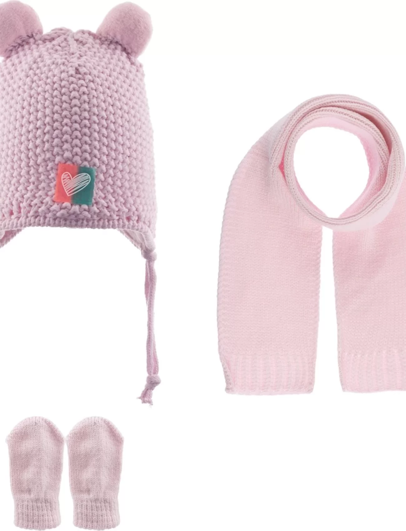 Kitti Atkı Bere Eldiven Takım 0-18 Ay 2315002 Pembe