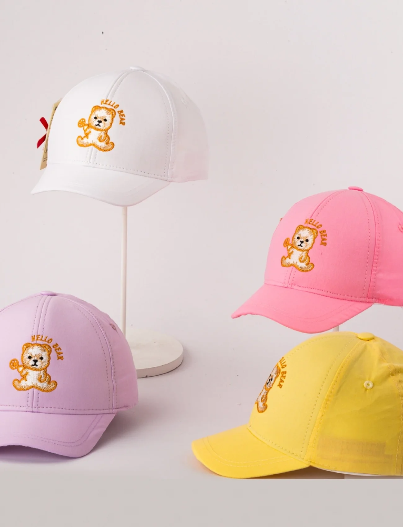 Kitti Ayıcıklı Kız Kep 1-4 Yaş Y26140-10 Açık Pembe