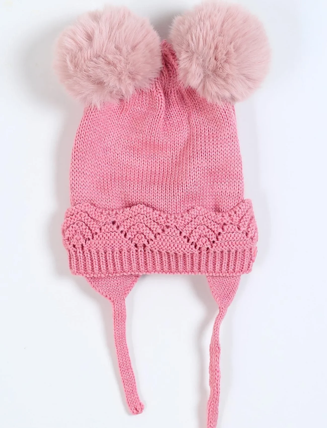 Kitti Bebe Kız Kulaklı Bere (1-4 Yaş) K24120-04 Pembe