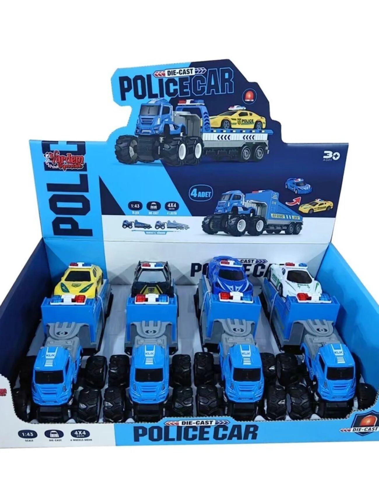 KLX600-360 SURT DIE CAST 4X4 İLK YARDIM ARACI (Belirtilen fiyat, tekli satış için adet fiyatıdır.)