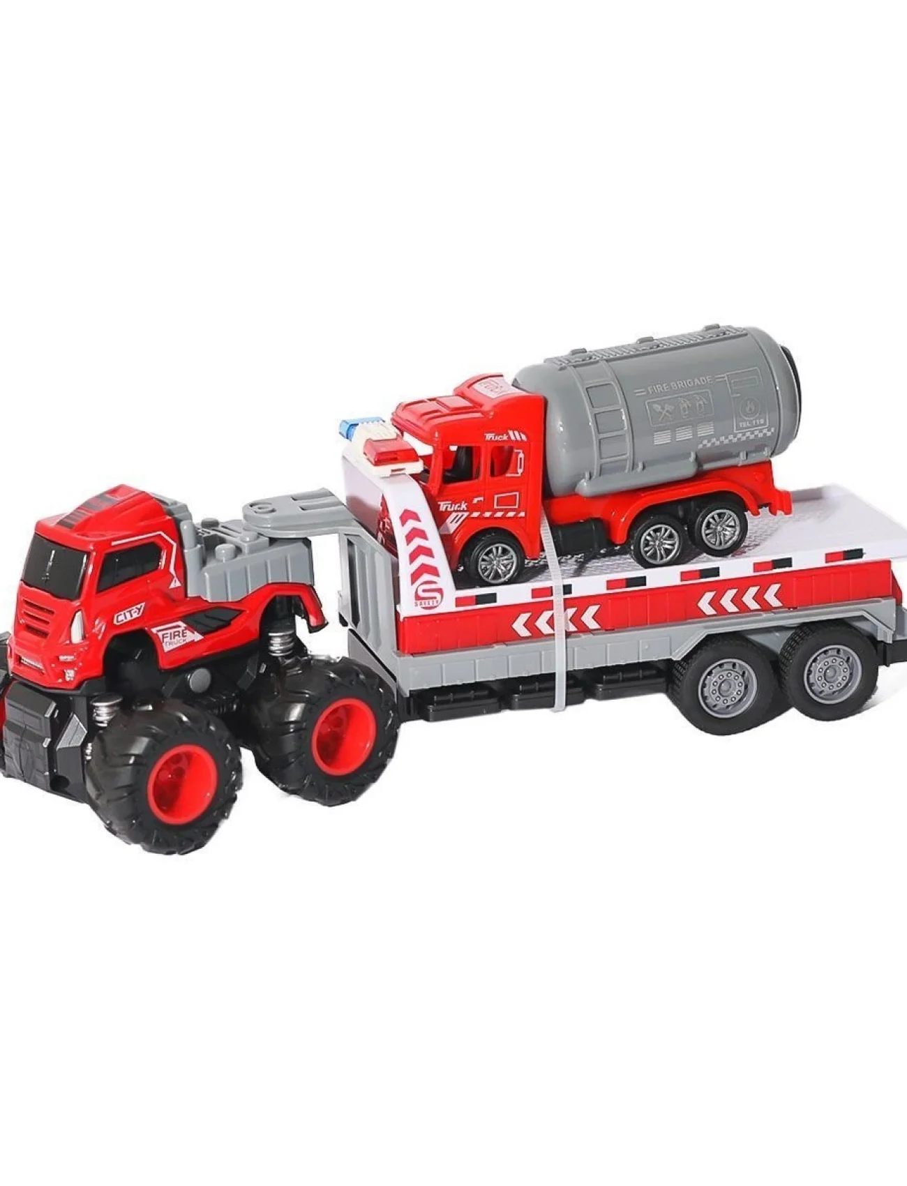 KLX600-363 Sürtmeli Die cast 4x4 İtfaiye Taşıyan Tır -Vardem