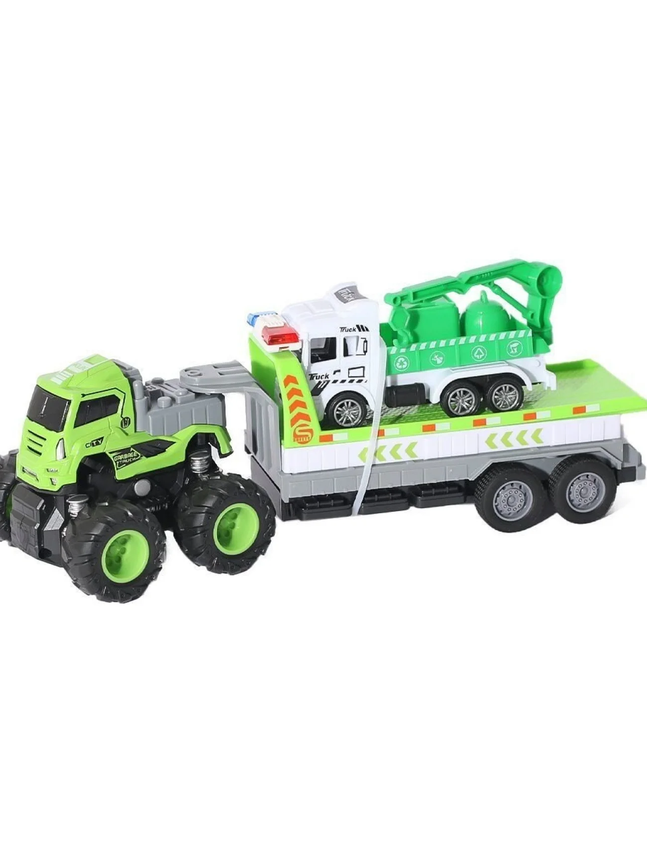 KLX600-365 Sürtmeli Die Cast 4x4 Temizlik Aracı Taşıyan Tır -Vardem