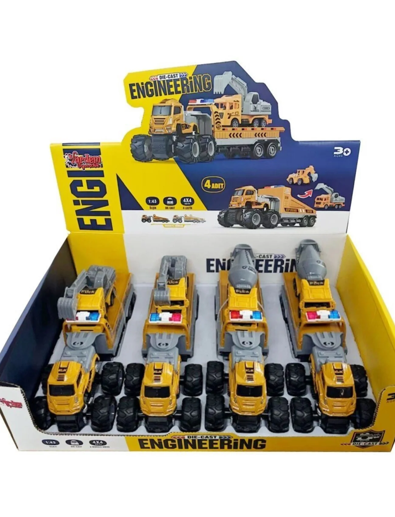 KLX600-367 SURT DIE-CAST-INSAAT ARACLARI(Belirtilen fiyat, tekli satış için adet fiyatıdır.)