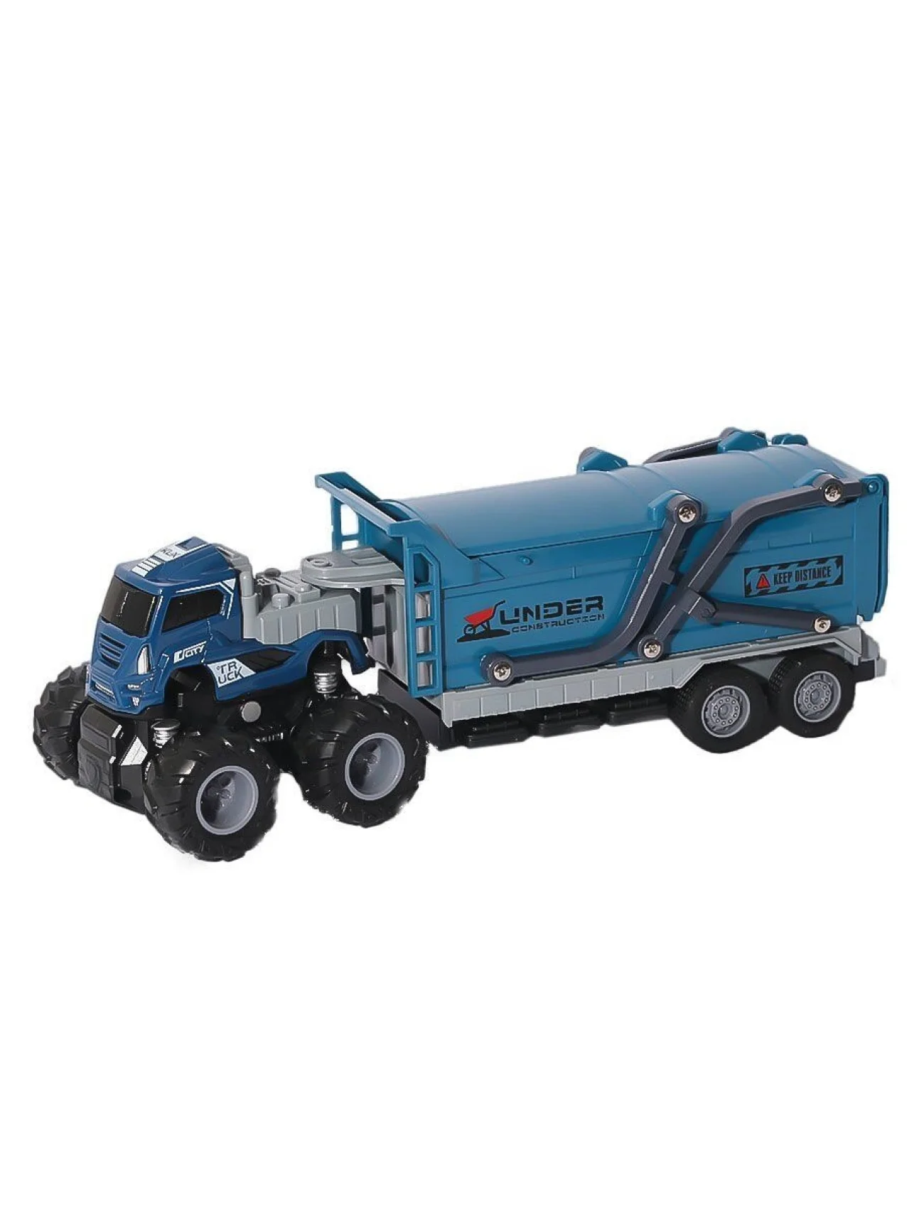 KLX600-377 Sürtmeli Die Cast 4x4 Kapalı Kasa İnşaat Tırı -Vardem