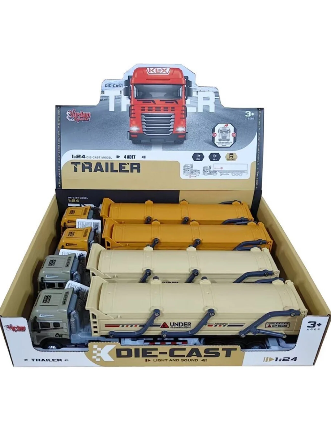 KLX800-22 SURT DIE-CAST IŞIKLI VE SESLİ DERİN(Belirtilen fiyat, tekli satış için adet fiyatıdır.)