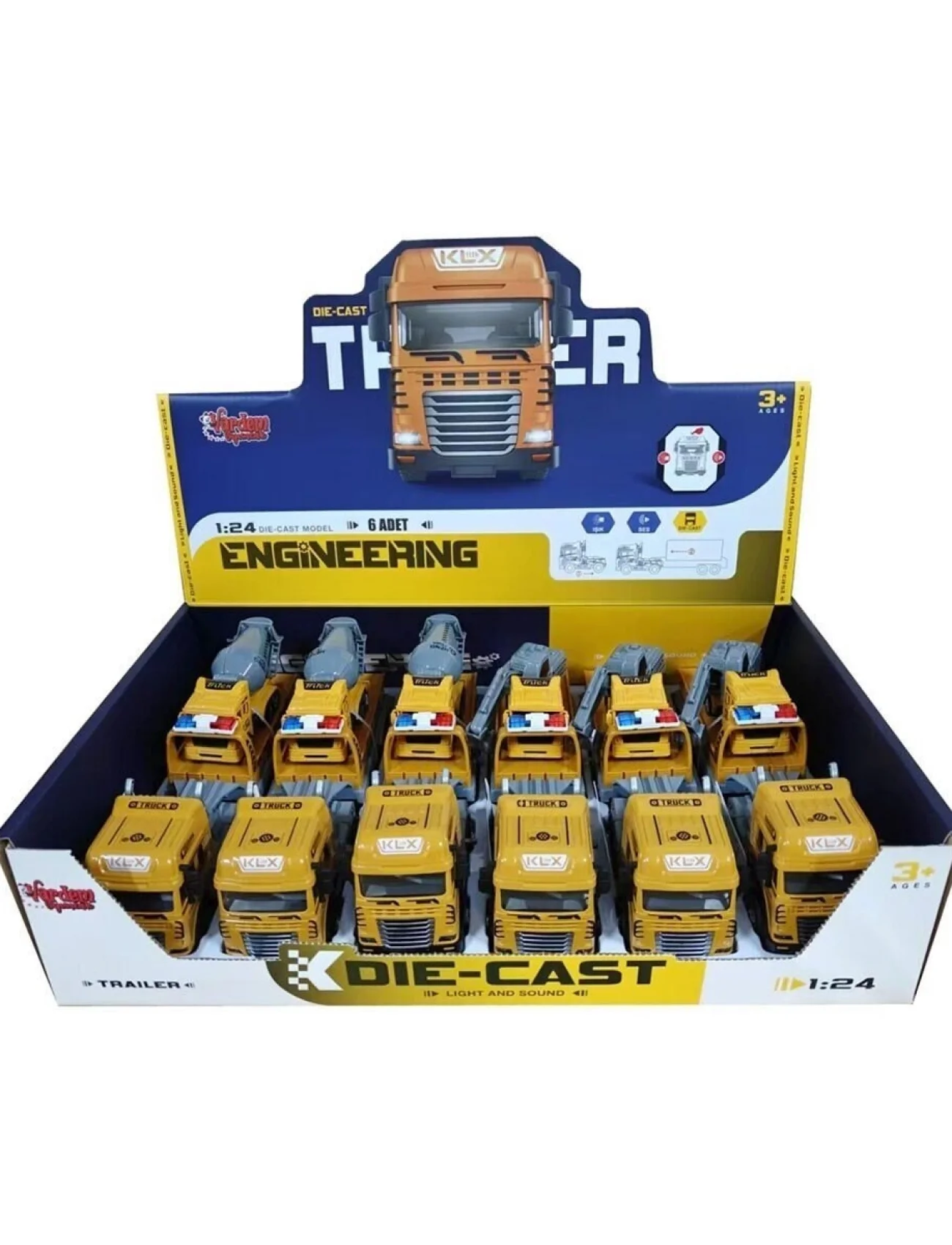 KLX800-266 SURT DIE-CAST-IŞIKLI VE SESLİ(Belirtilen fiyat, tekli satış için adet fiyatıdır.)