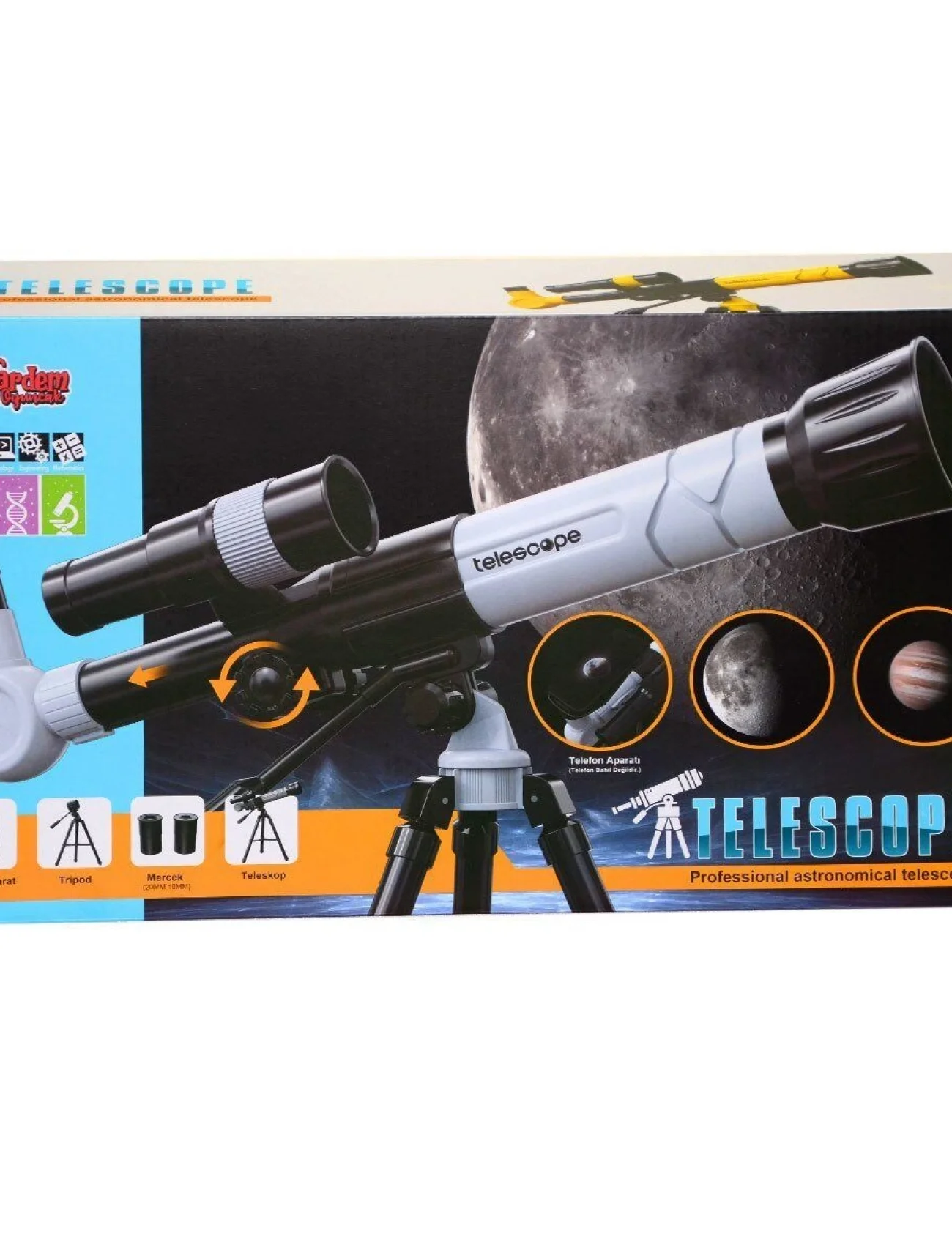 KM-1001-2  Profesyonel Telefon Bağlanabilir Teleskop -Vardem