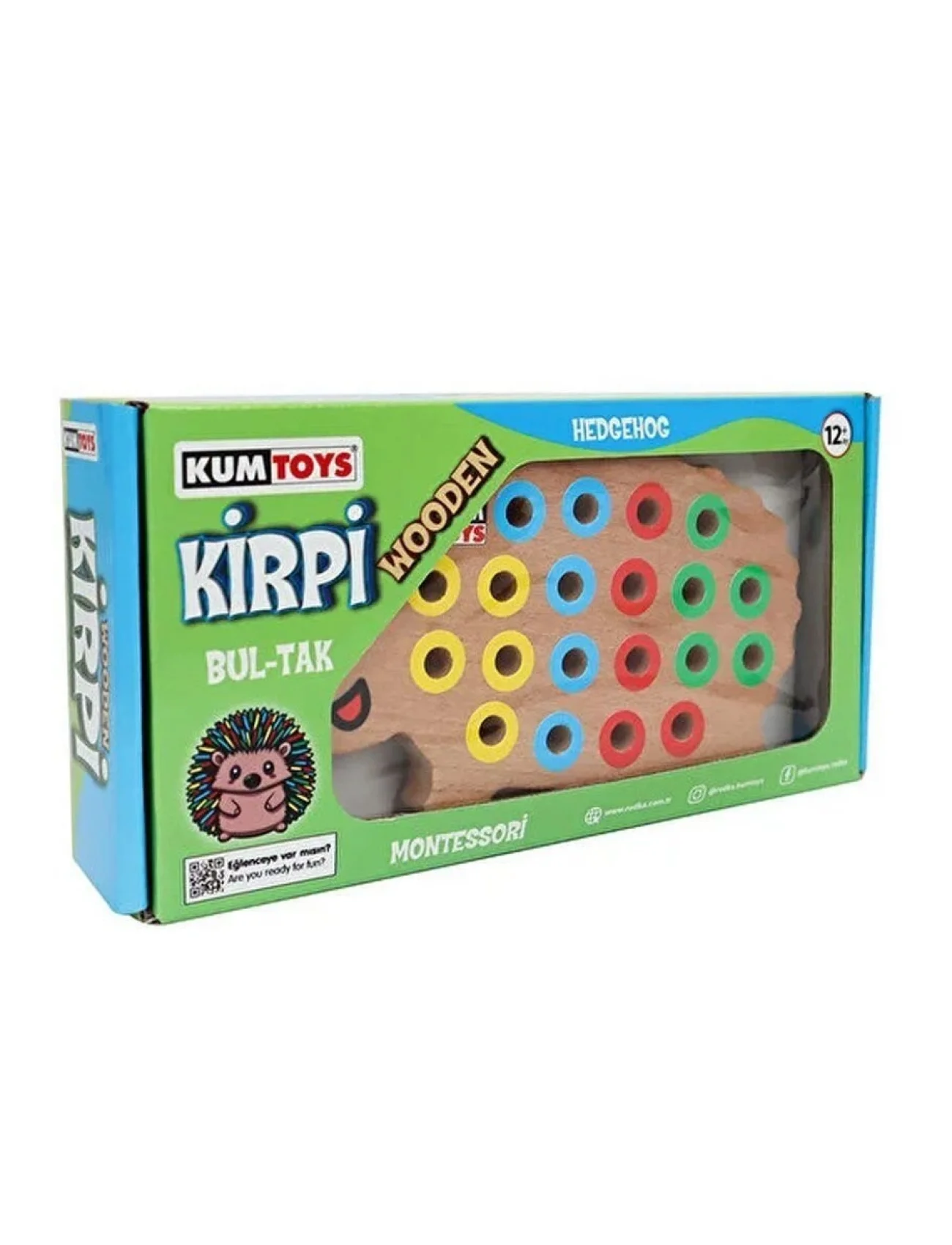 KM5655 Ahşap Kirpi Bultak -Kumtoys