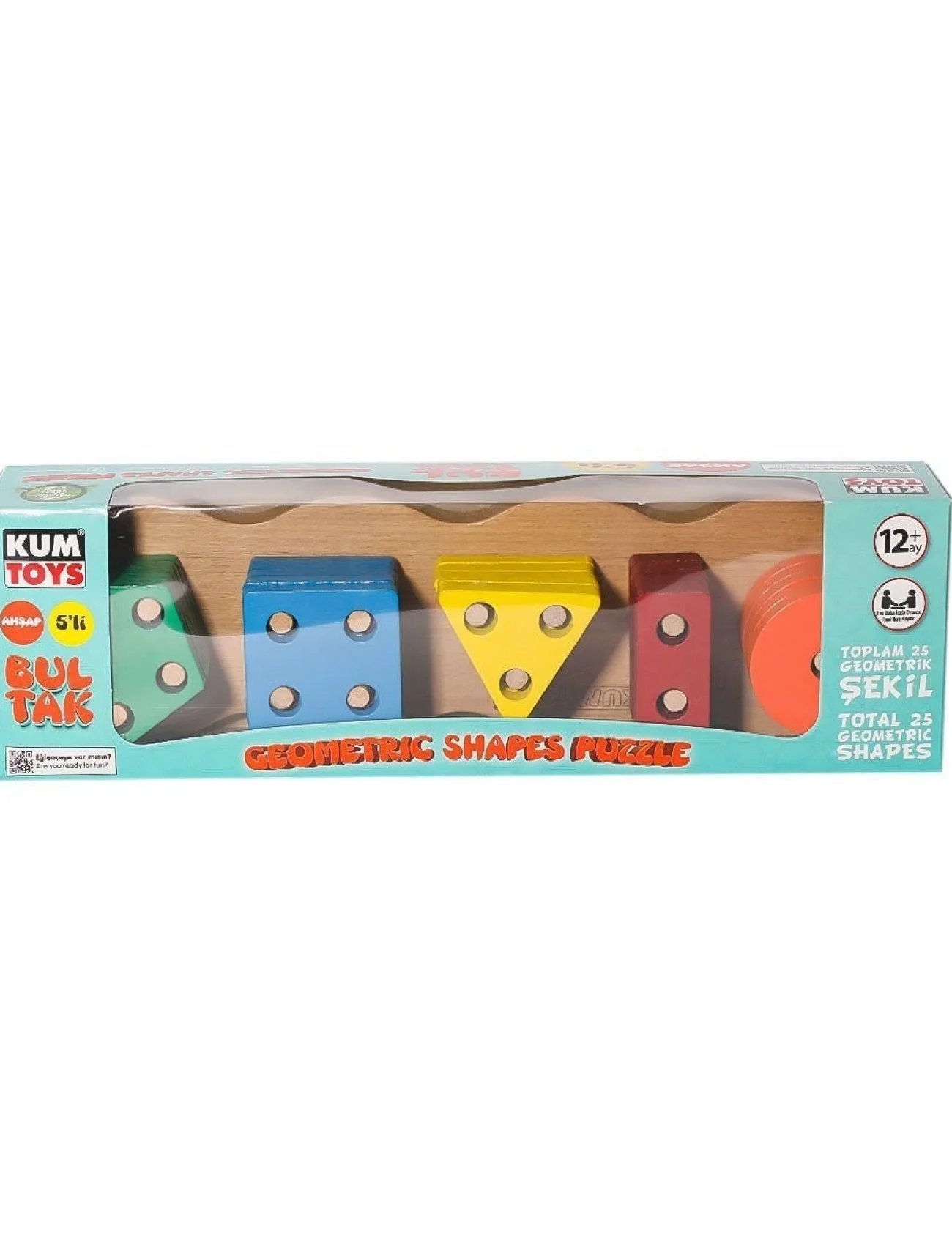 KM5656 Ahşap Beşli Bultak -Kumtoys