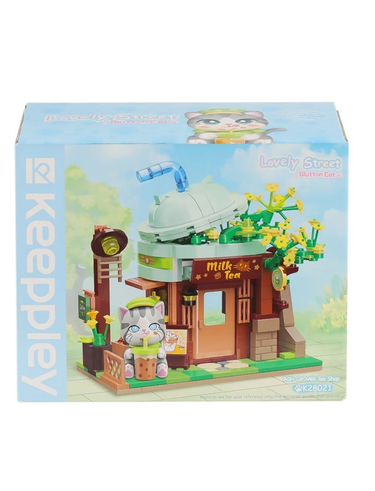 KP-28021 Keeppley Milk Tea Shop Blok Seti -Vagon life