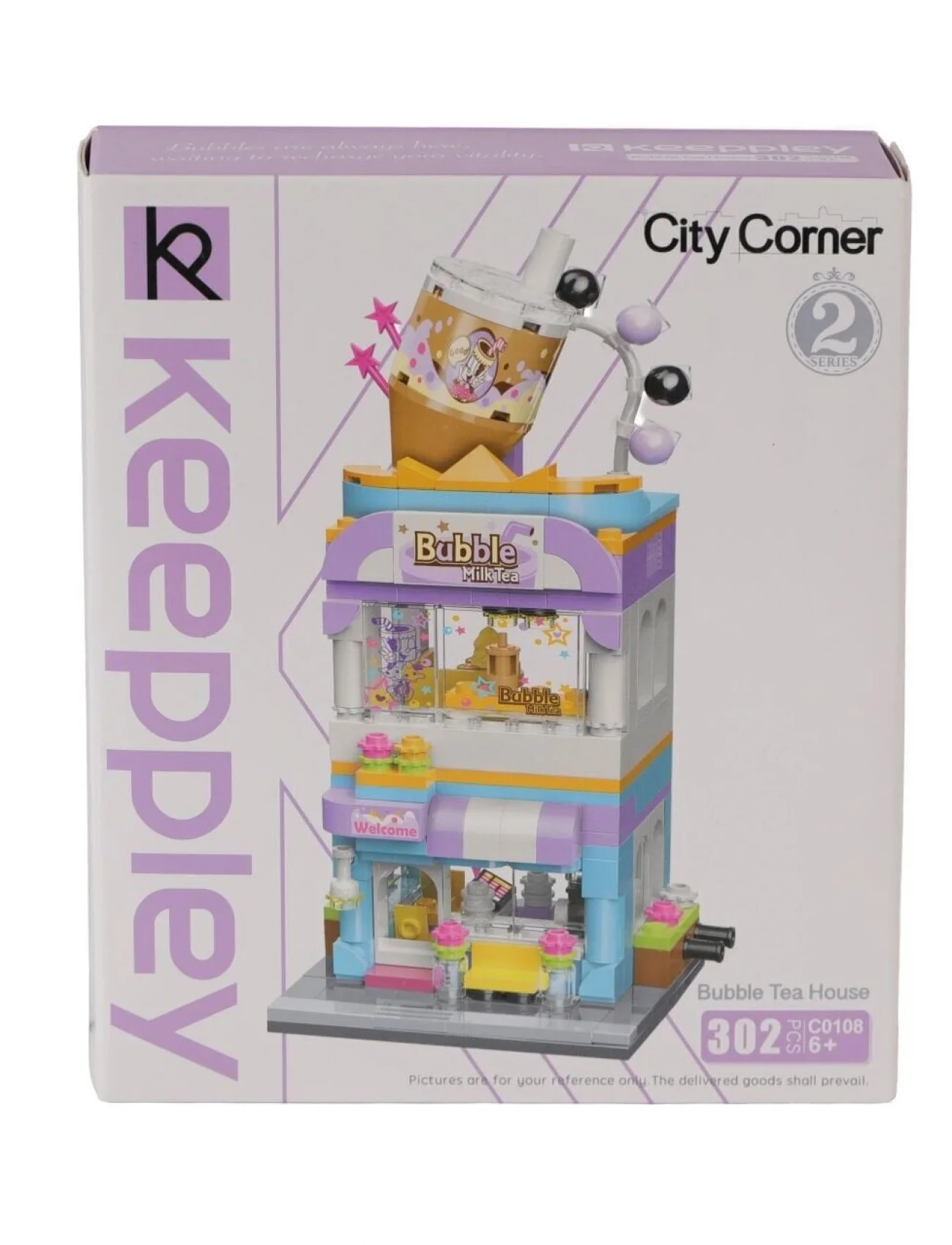KP0108 KEEPPLEY BUBBLE TEA KAFE 302 PARÇA BLOCK OYUNCAK