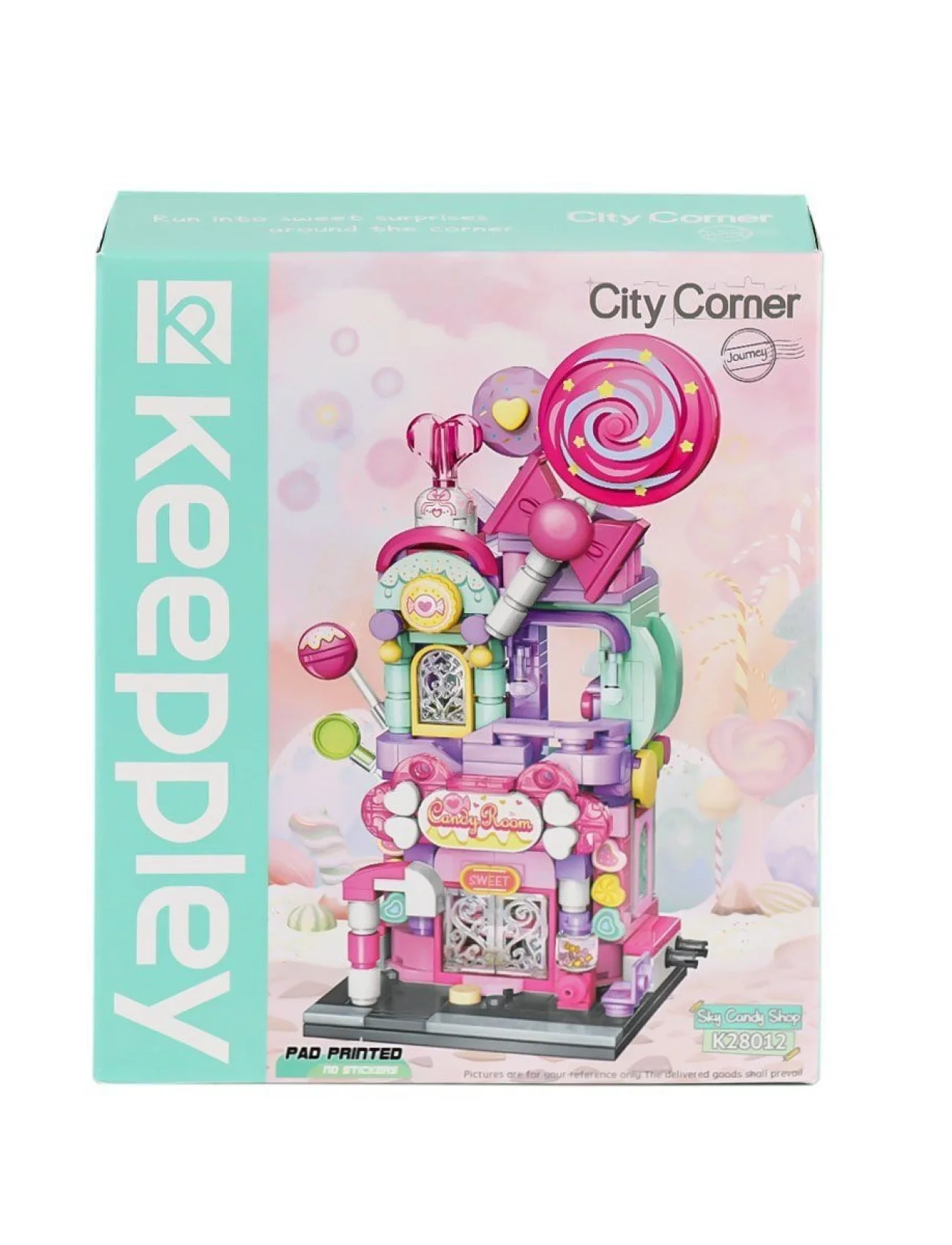 KP28012 Keeppley Candy Shop City Corner Blok Seti -Vagon life