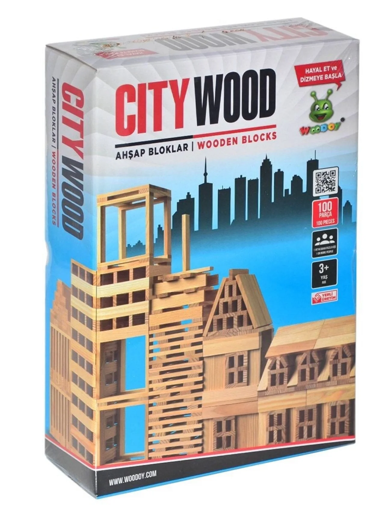 KR101 Woodoy City Wood Ahşap Bloklar