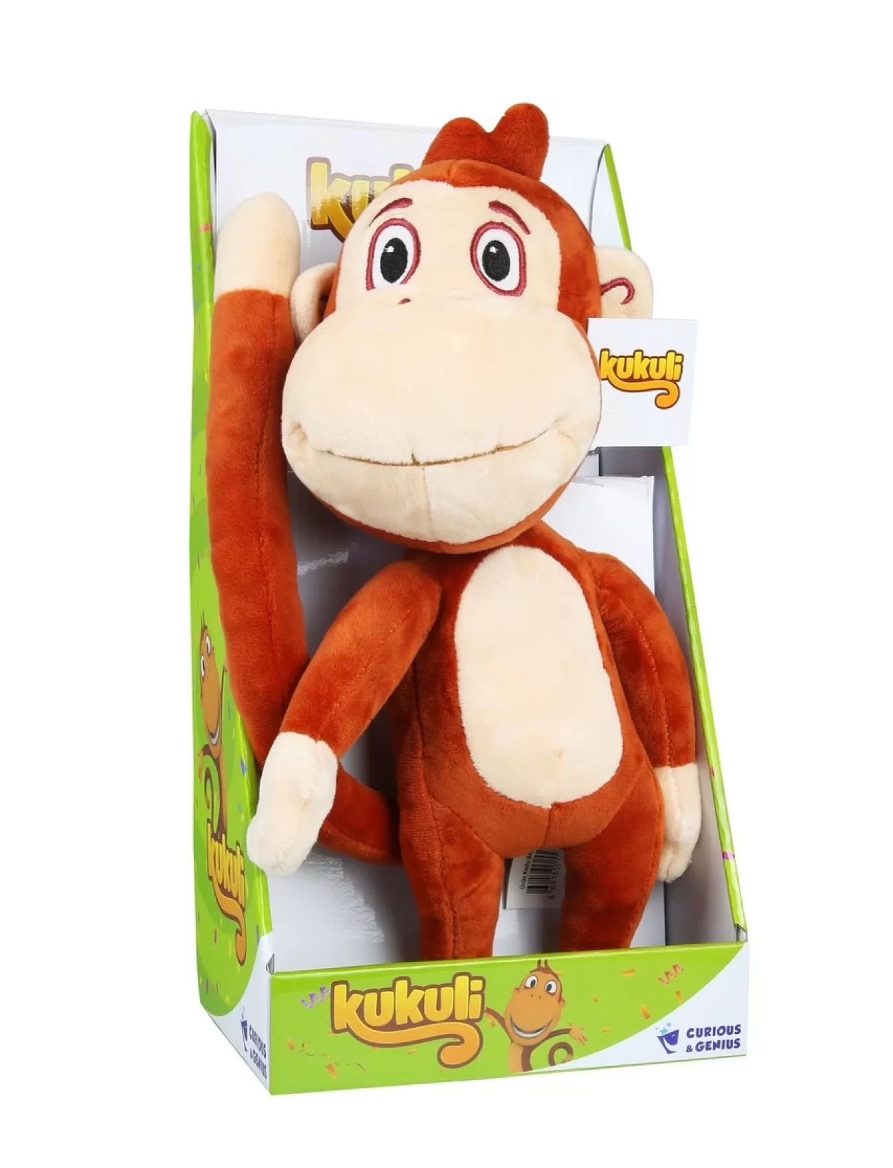 Kukuli Müzikli Peluş Oyuncak Maymun 55072
