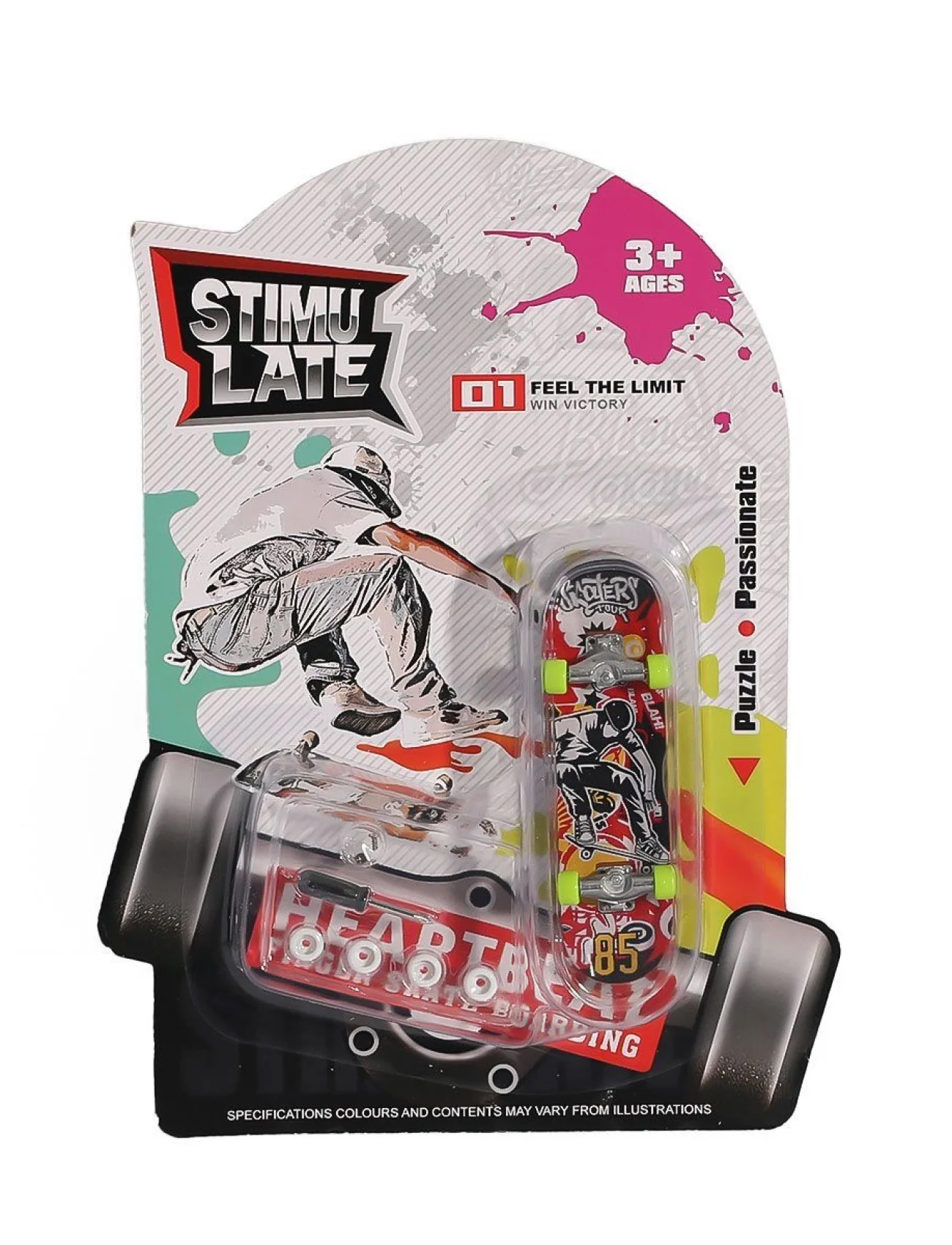 KZL-BB501A-1 Kartela Kaykay Tekli -Kızılkaya