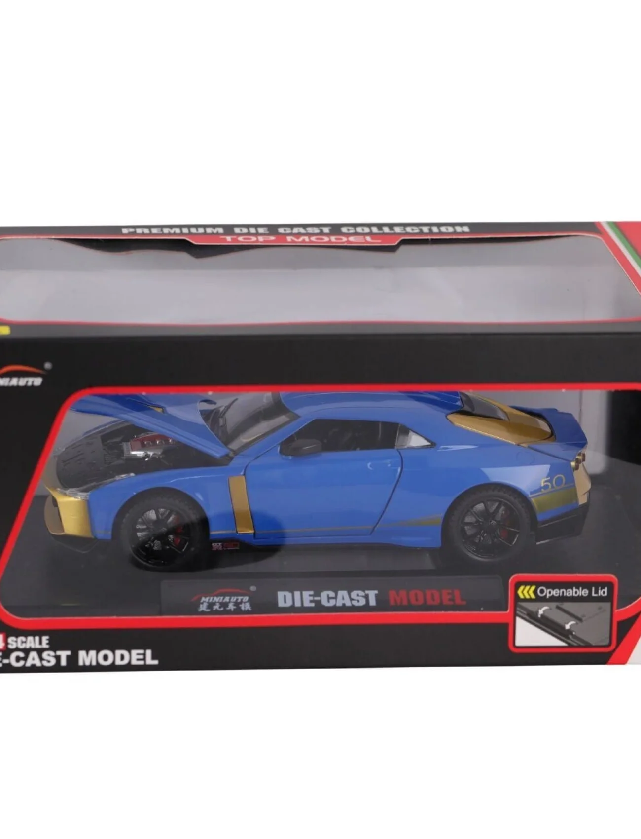 KZL-DC24243 NISSAN GTR 1:24 ISIKLI SESLI KUTULU 18