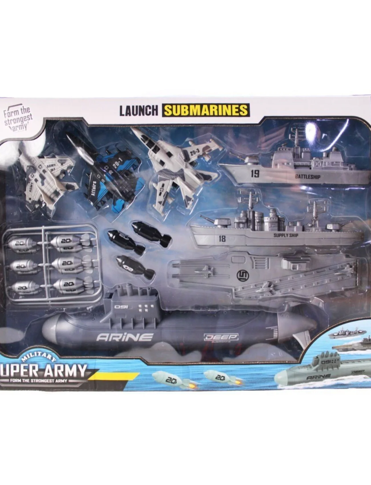 KZL-T074 Denizaltılı Savaş Oyun Seti -Kızılkaya Oyuncak