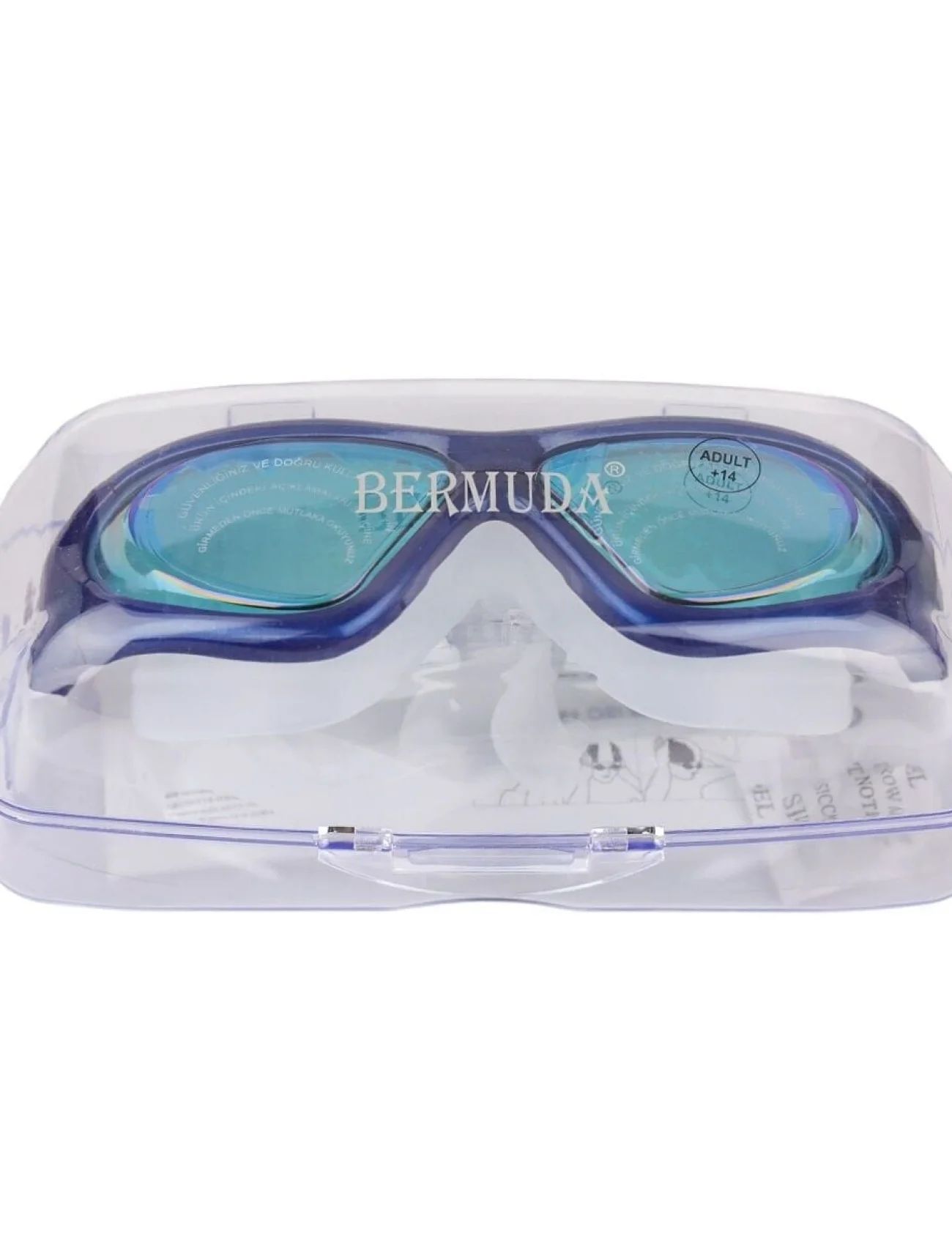 KZLD-AF2800 Bermuda Aynalı Sörf Yüzücü Gözlüğü ICB12