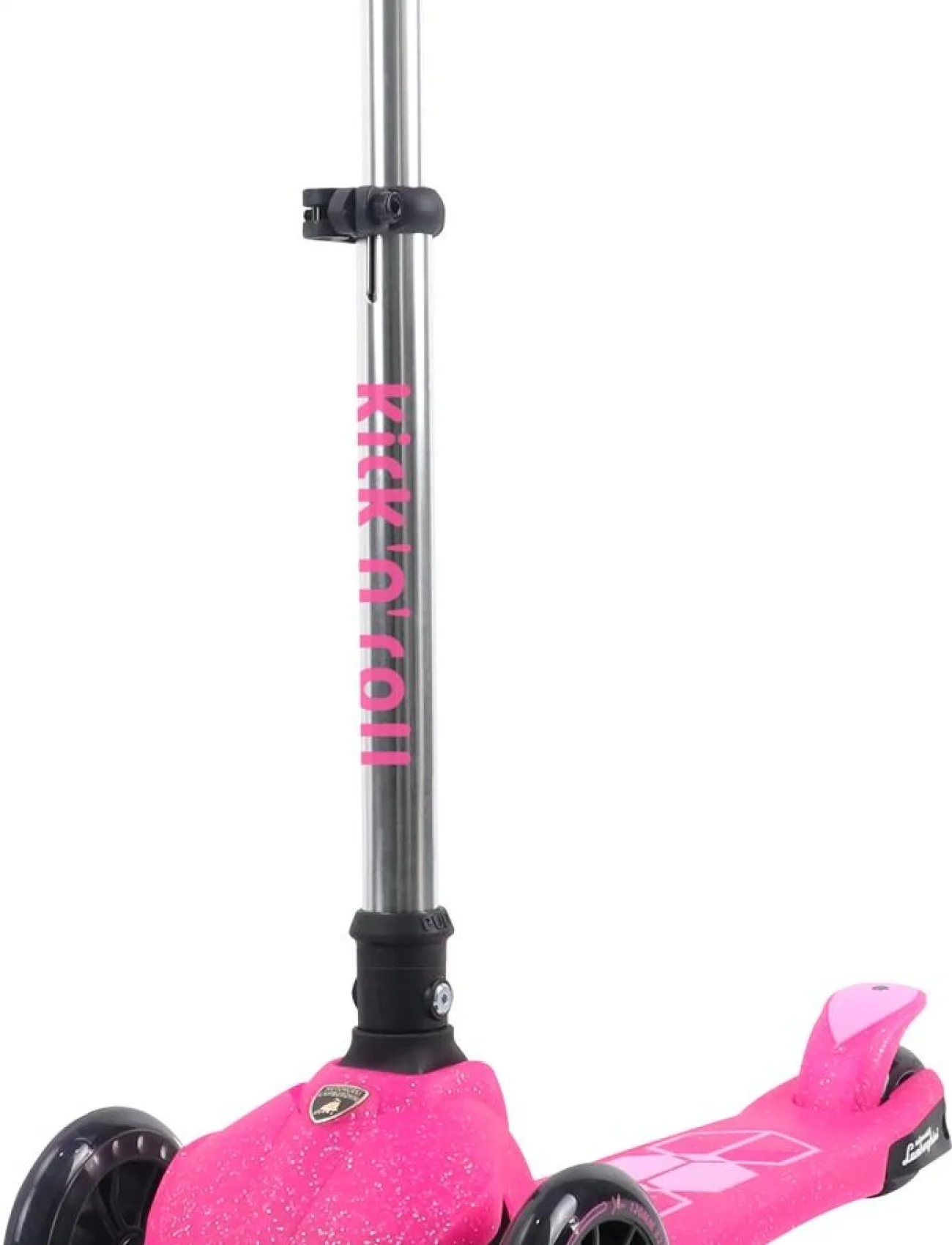 L5JELLY-P LAMBORGHİNİ LİSANSLI PARILTI IŞIKLI SCOOTER PEMBE