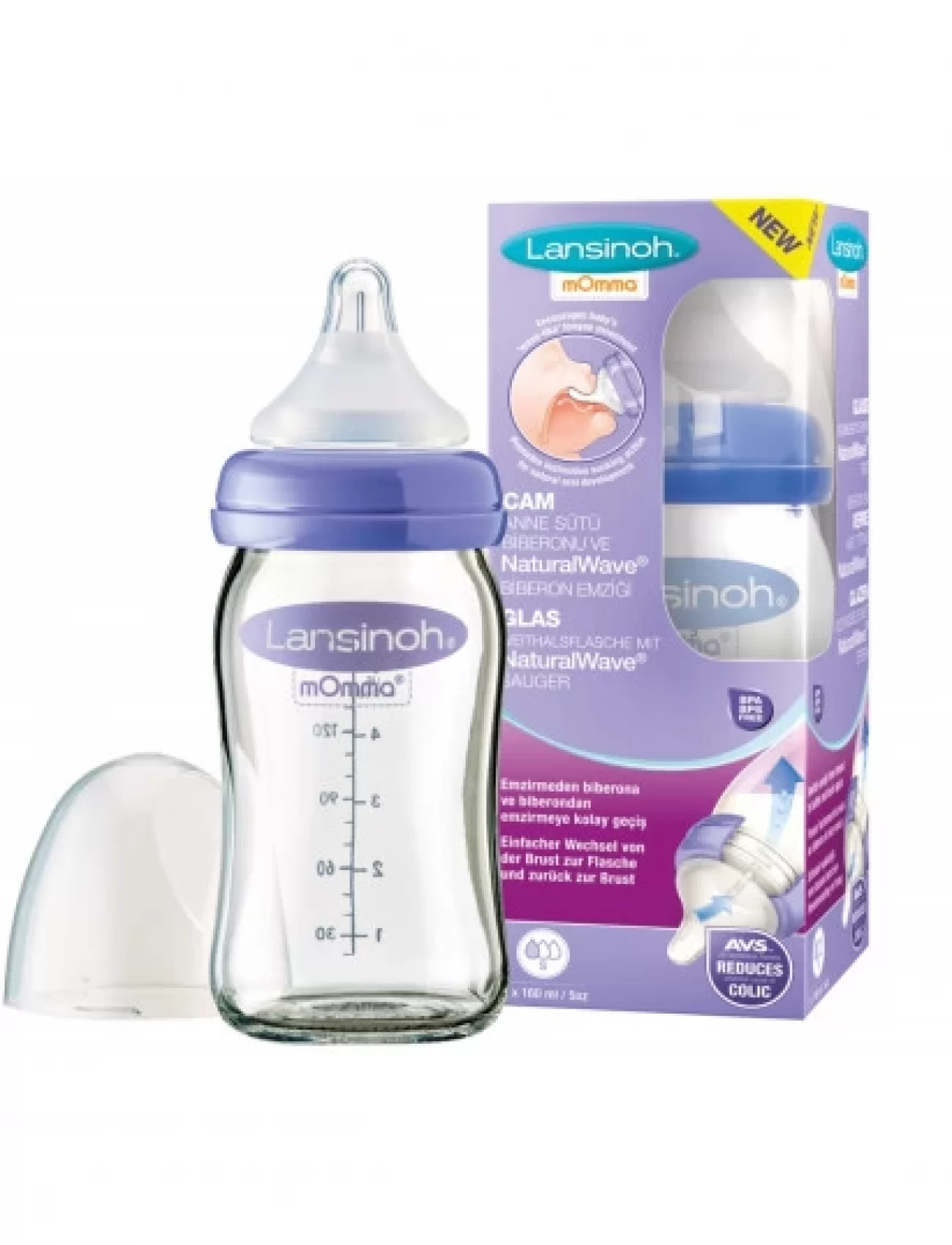 Lansinoh Cam Biberon 160ml