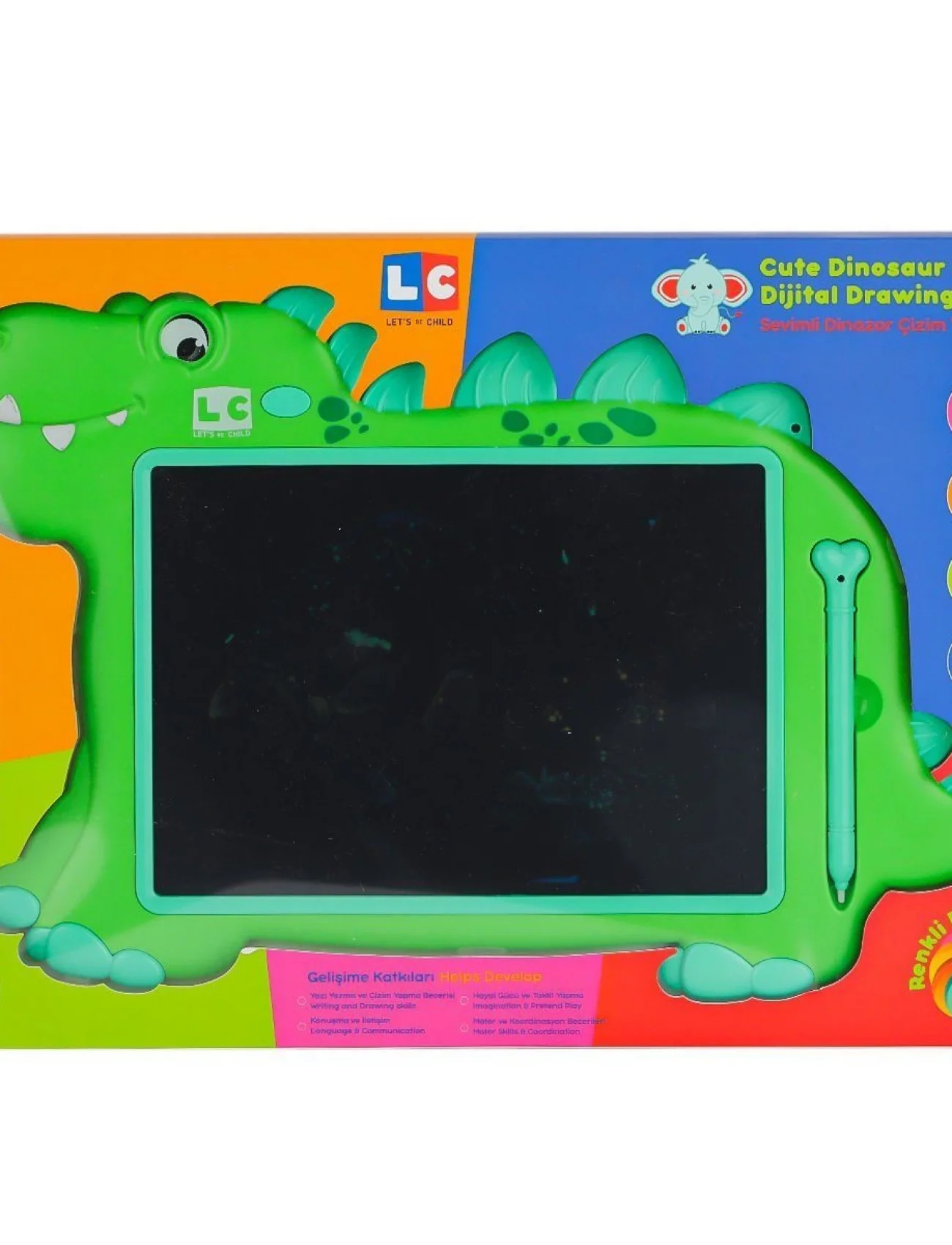 LC-31068 SEVİMLİ DİNAZOR  ÇİZİM TABLETİ 10 İNÇ