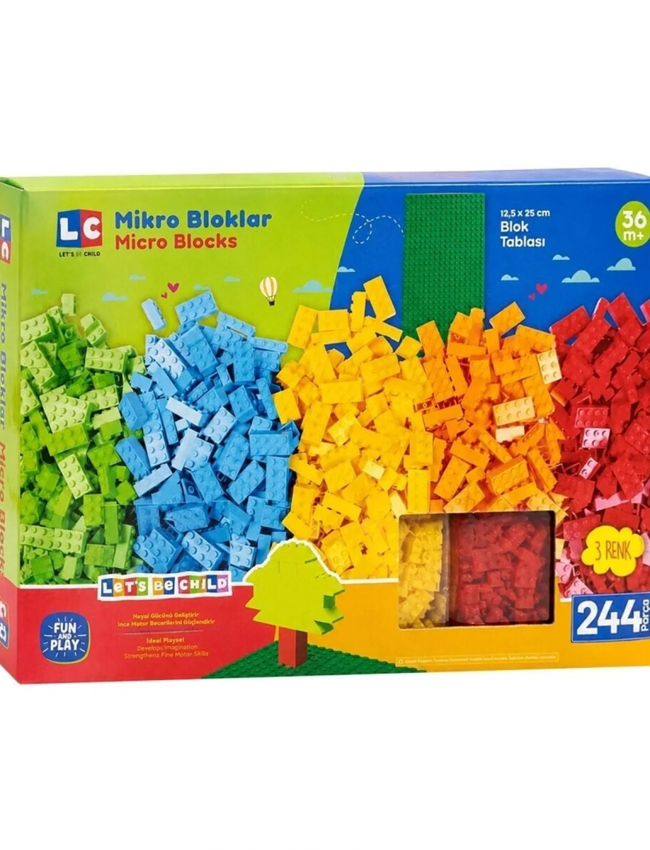 LC-31294 MİKRO BLOKLAR 244 PARÇA