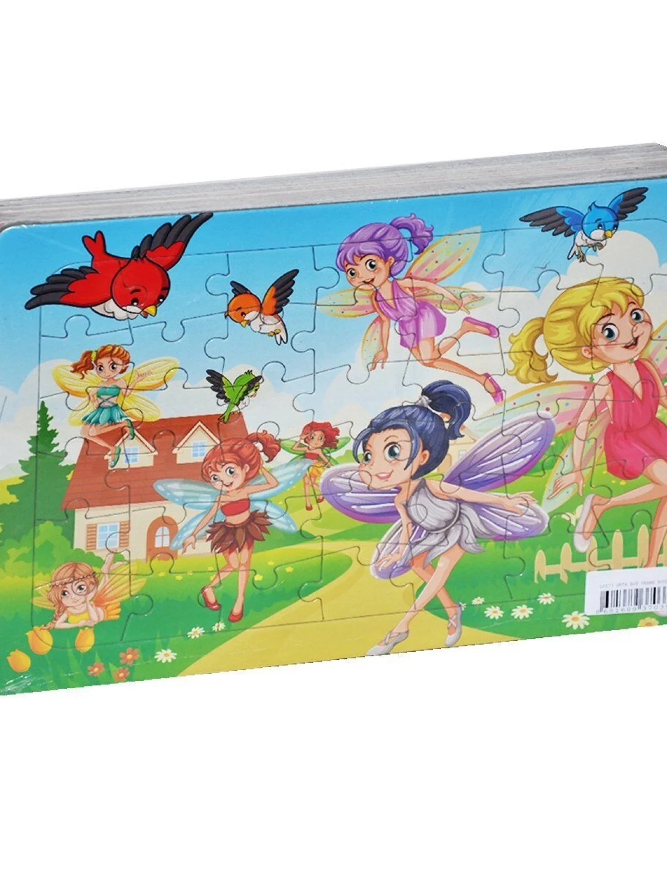 LC073 Laço, Orta Boy Frame Boyamalı Puzzle 9 Model