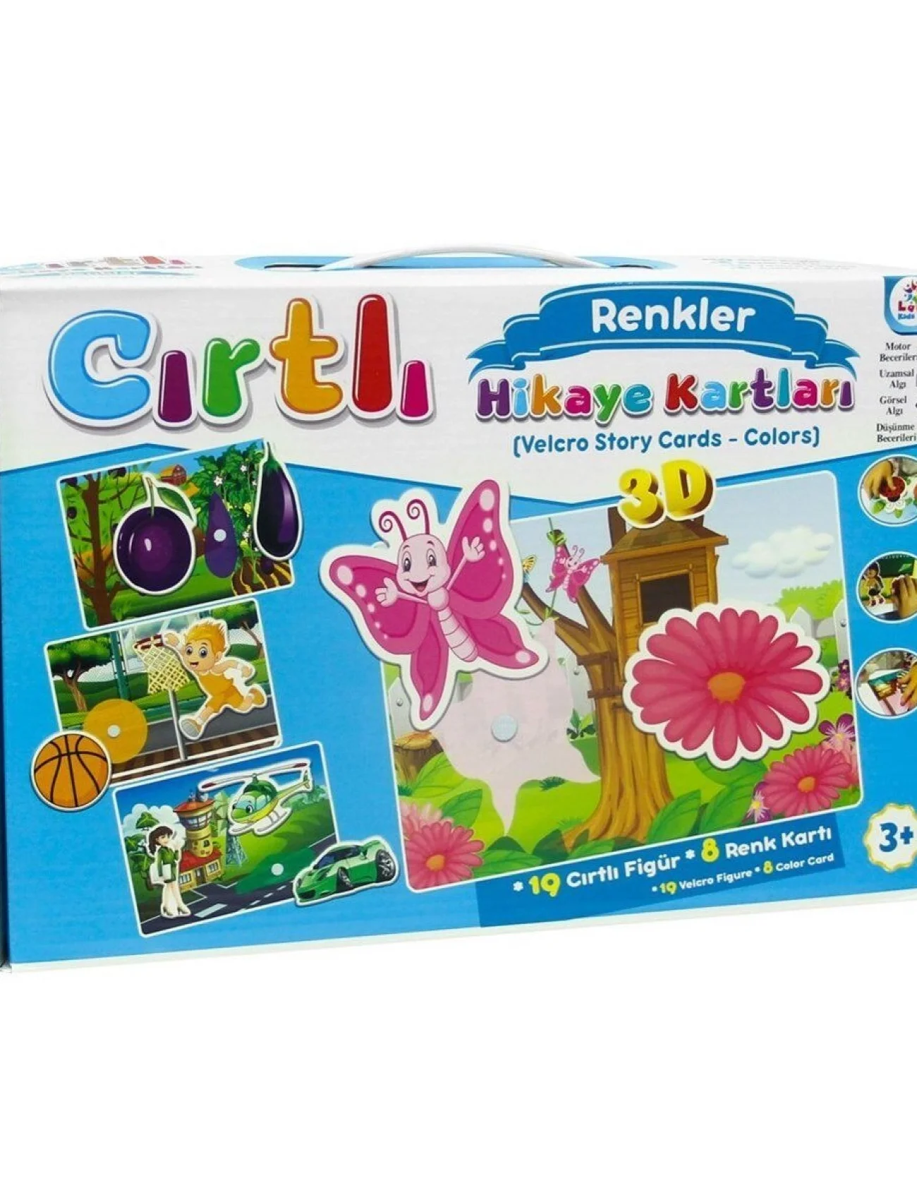 LC7207 Laço, Cırtlı Hikaye Kartları Renkler