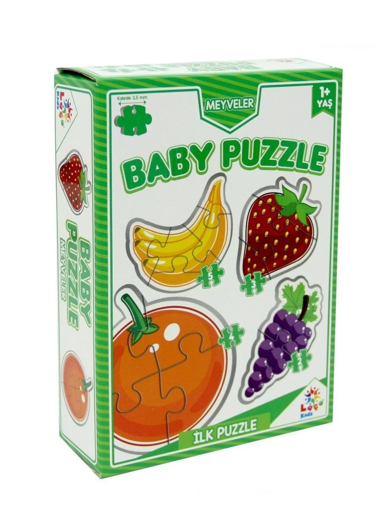 LC7227 Laço, Baby Puzzle - Meyveler - İlk Puzzle / +12 ay