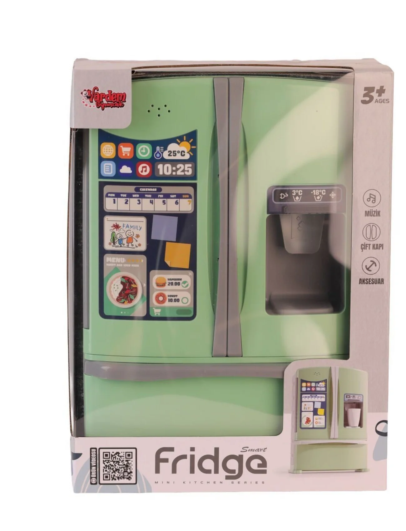 LD-887A SESLİ AKSESUARLI BUZDOLABI