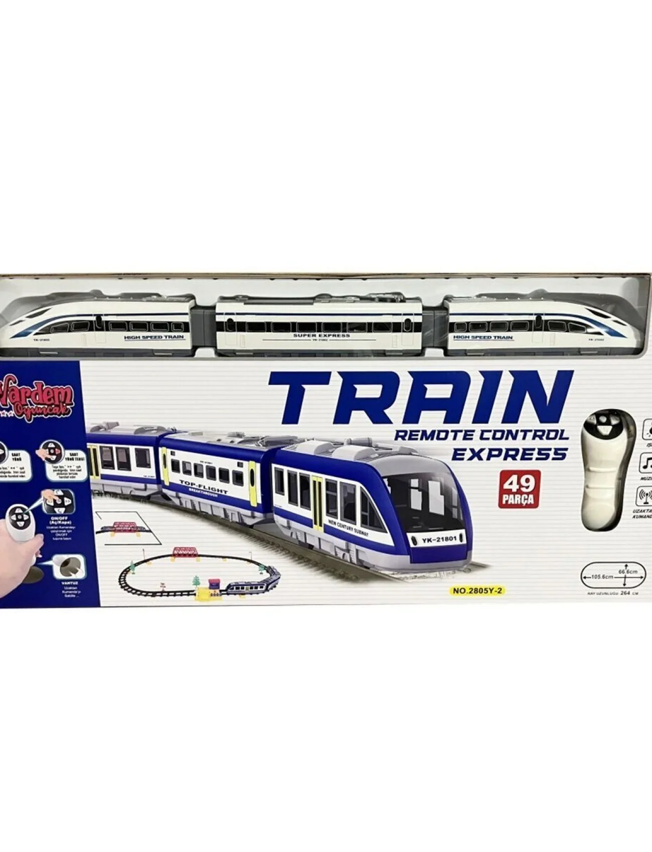 LE-2805Y-2 KUMANDALI 49PCS IŞIKLI 264CM HIZLI