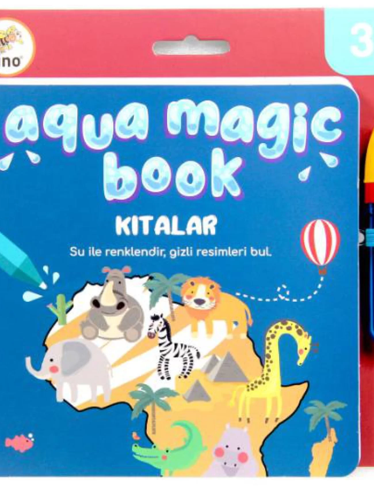 Lino Aqua Magic Book Sihirli Boyama Kitabı Kıtalar