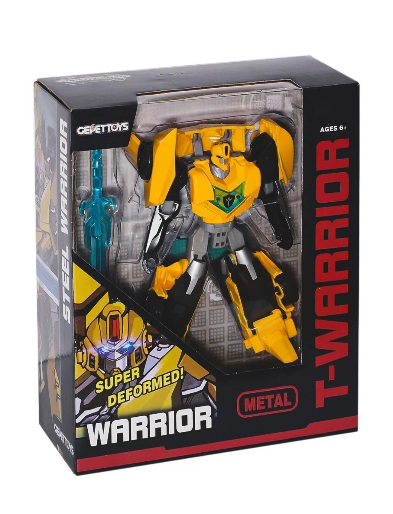 LJ1651 Metal Gövdeli Dönüşebilen Robot -Gepettoys