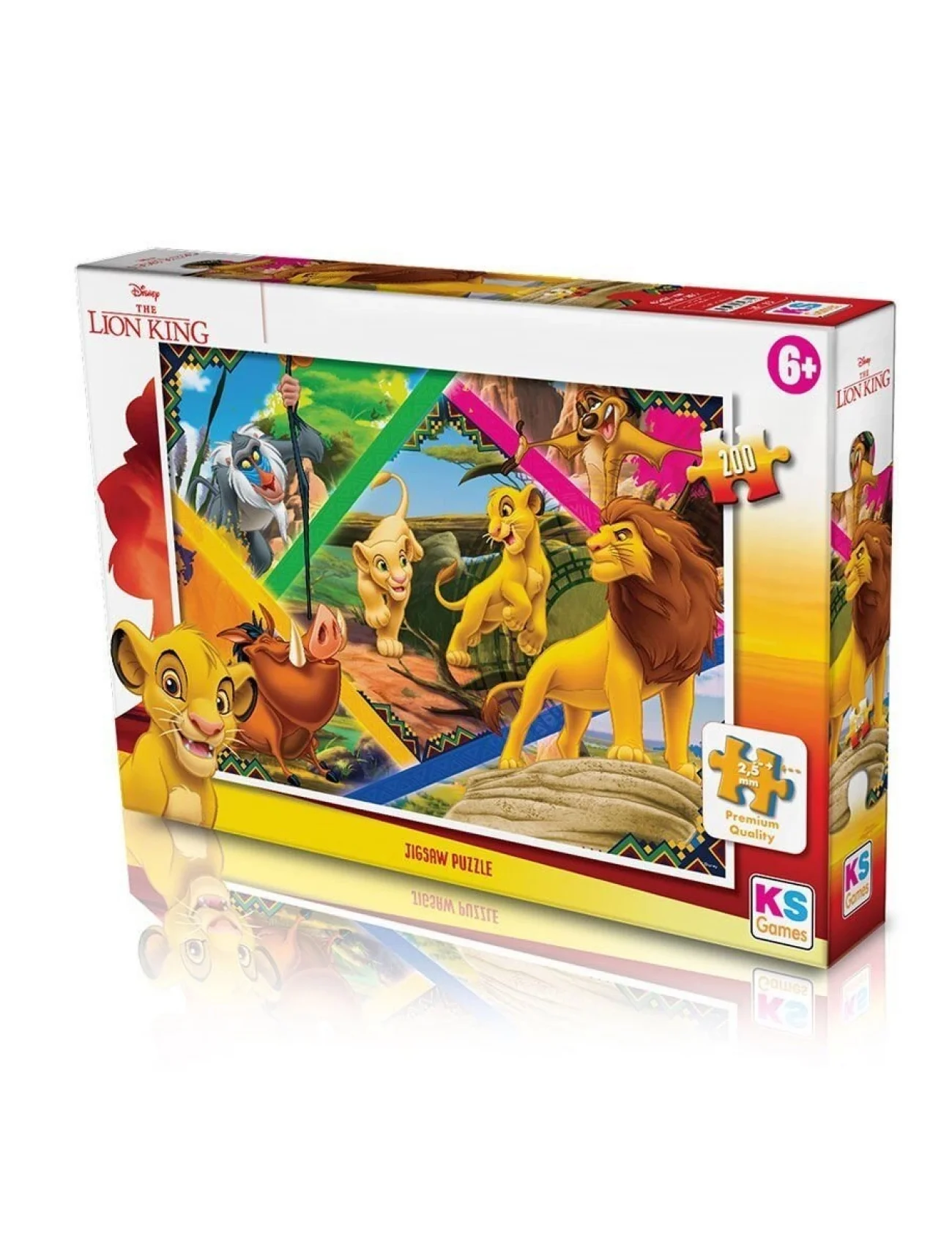 LK 113 Aslan Kral Puzzle 200 Parça - Ks Puzzle