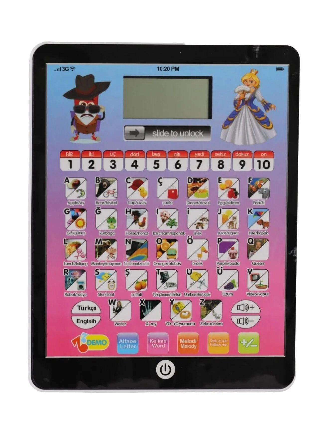 LMN220 EĞİTİM TABLETİ 100 FONKSİYON