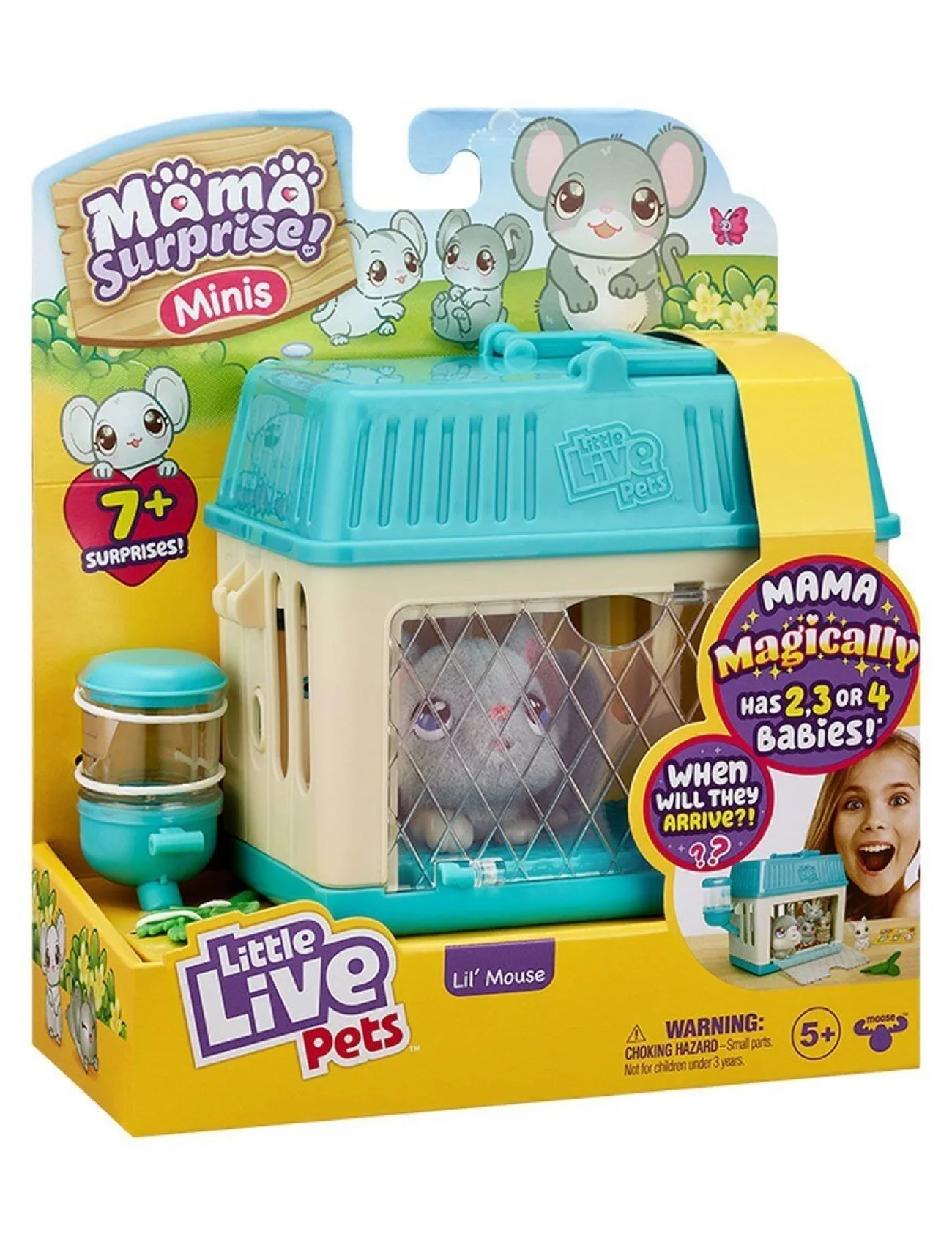 LP301100 Little Live Pets Anne Fare ve Yavruları Oyun Seti - 26510