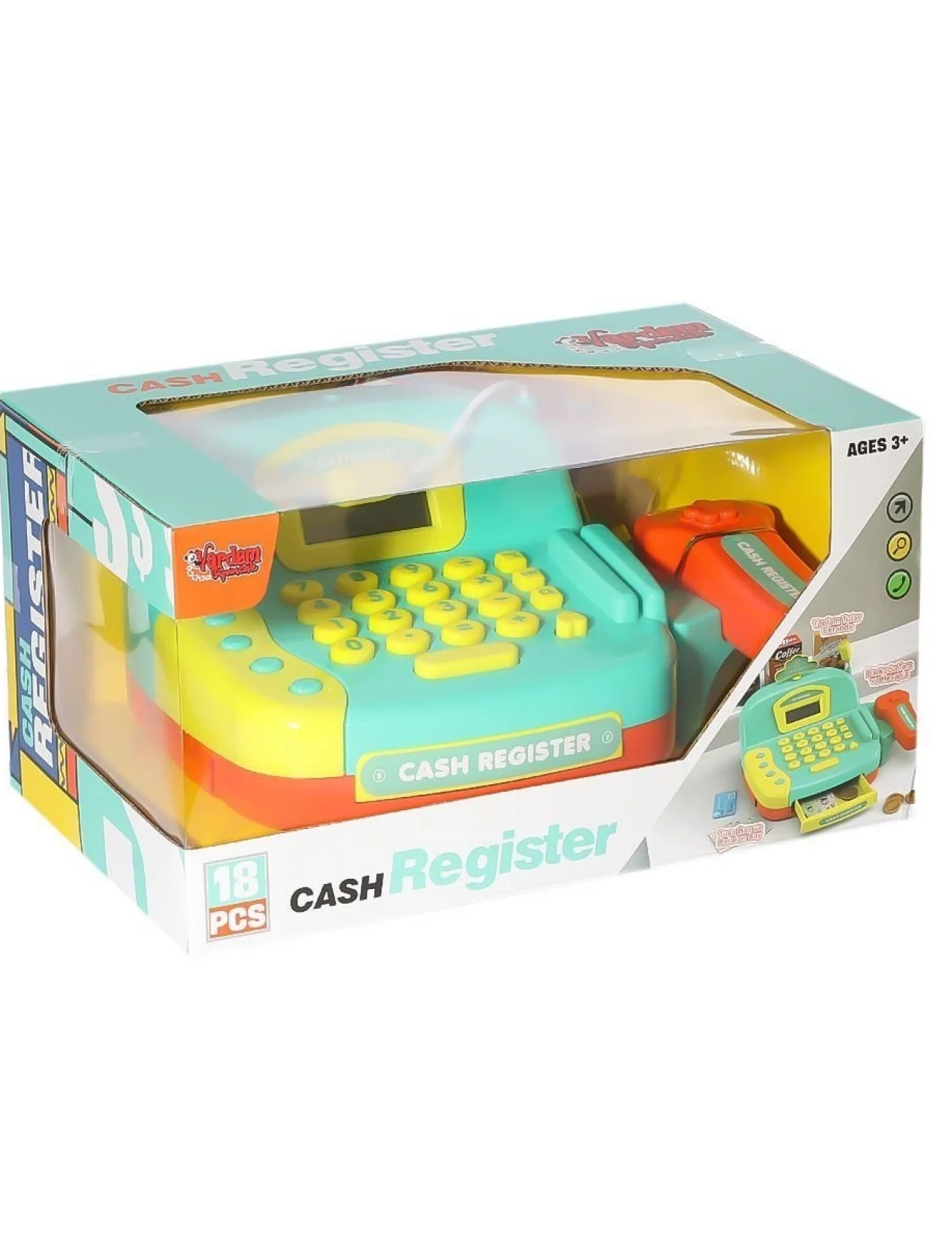 LS820A18-8 Işıklı Hesap Makineli Yazar Kasa -Vardem