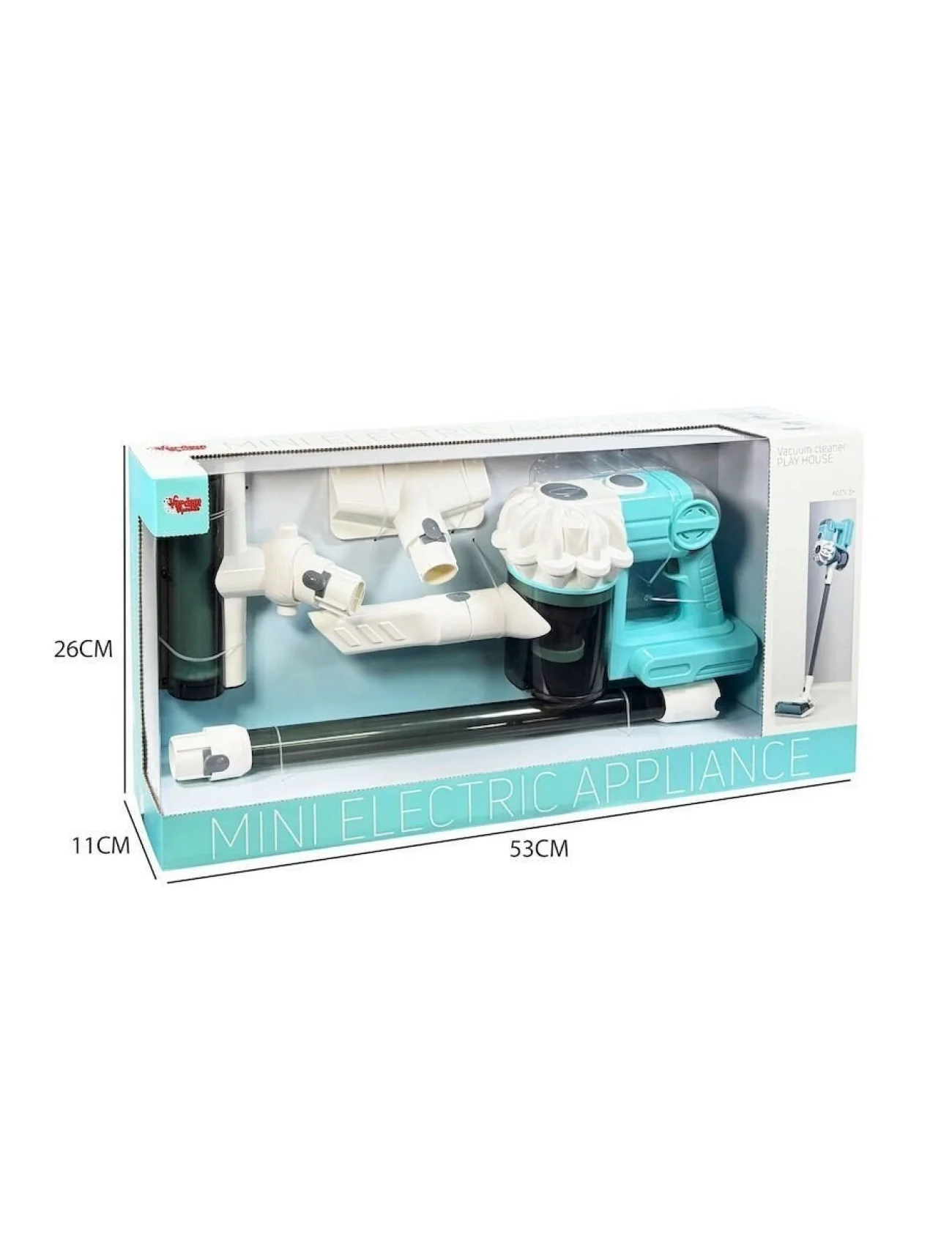 LS8803Q Vardem Dikey Elektrik Süpürgesi Ekranlı Kutu Yeşil-Gri 3 in1