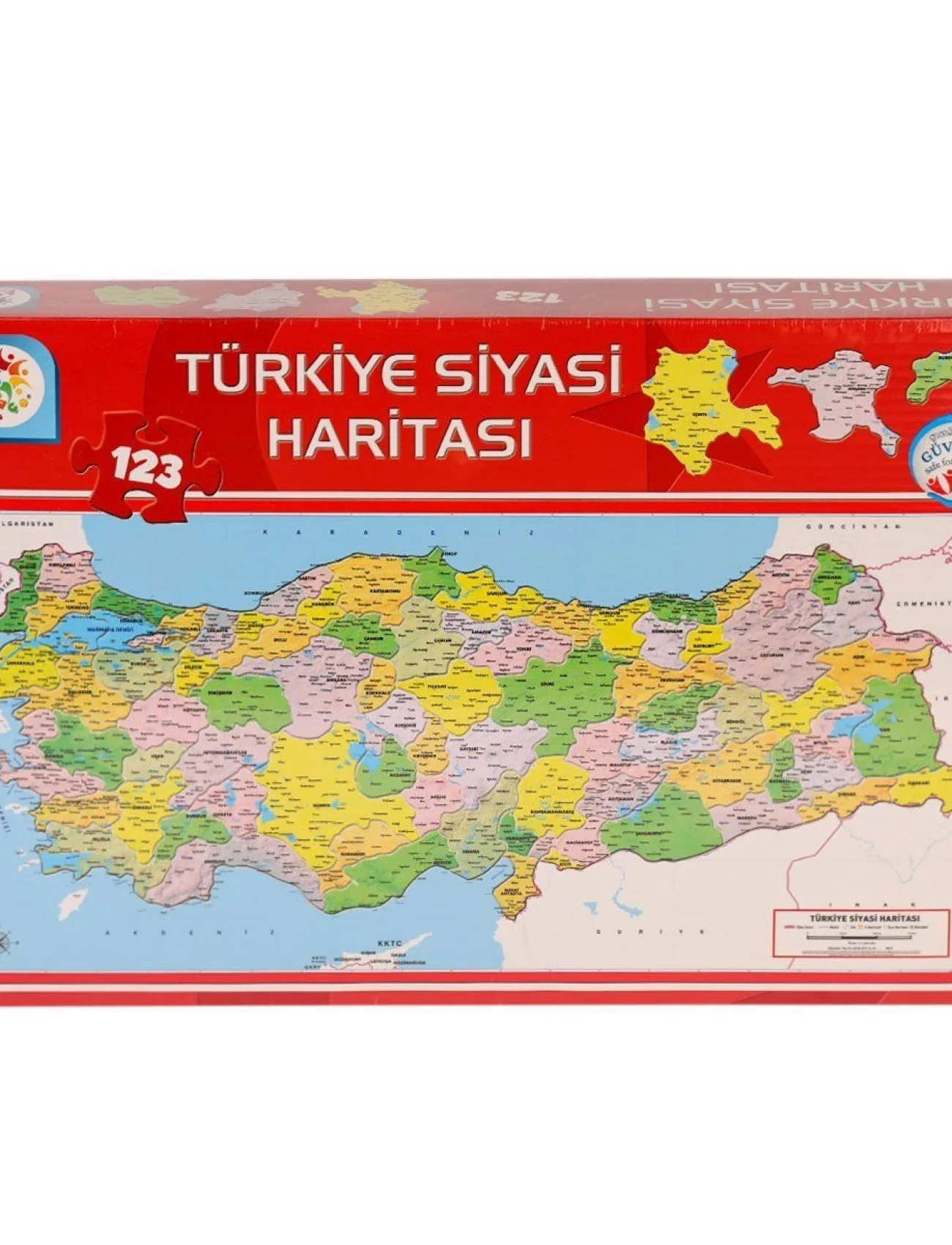 LSH002 Siyasi Harita Puzzle -Laçokids