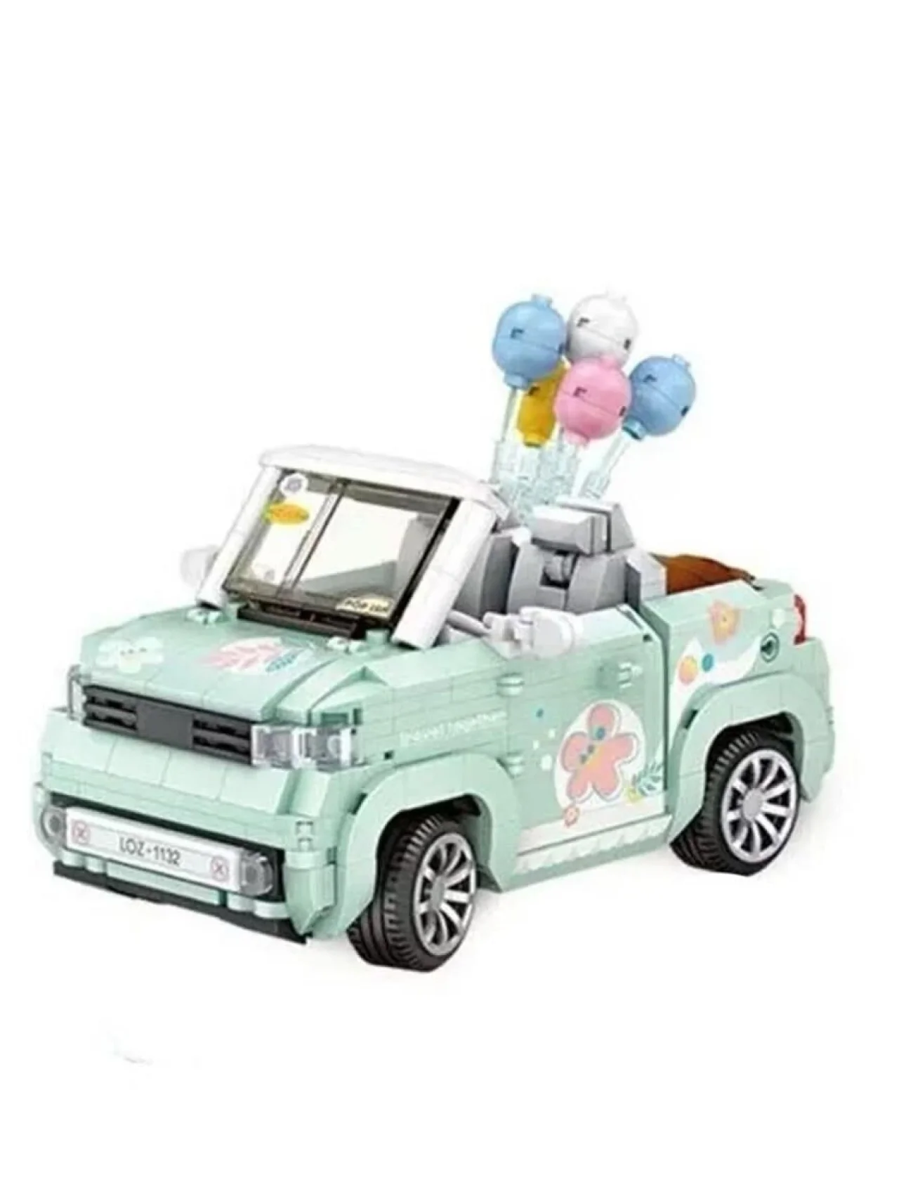 LZ-1132 LOZ BALON ARABASI YEŞİL 779 PARÇA BLOCK OYUNCAK